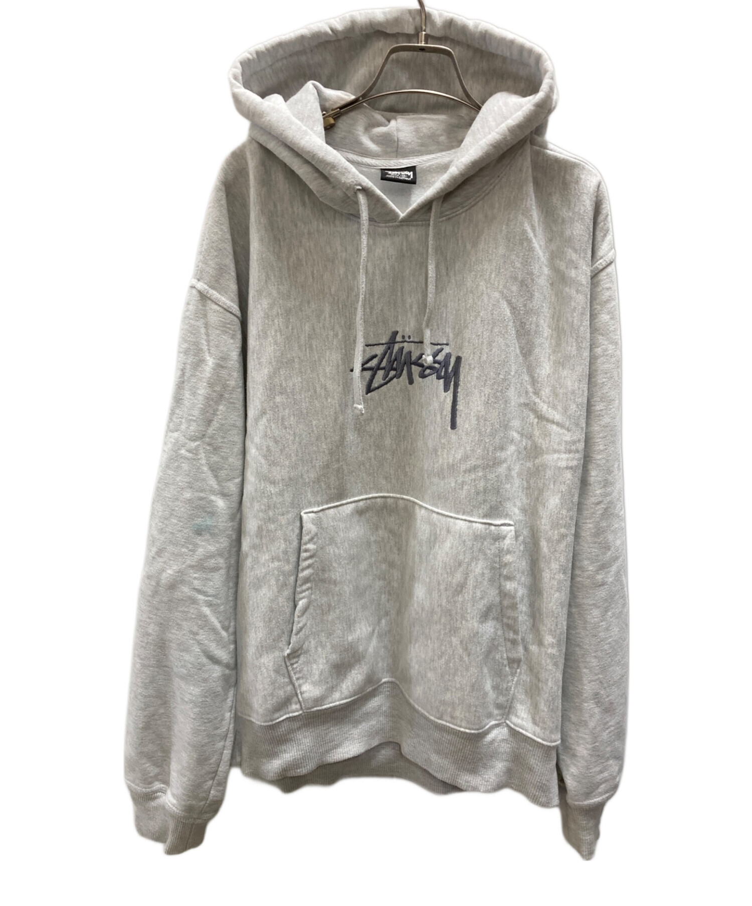 stussy (ステューシー) プルオーバーパーカー　stussy（ステューシー）　118475 グレー サイズ:Ｍ