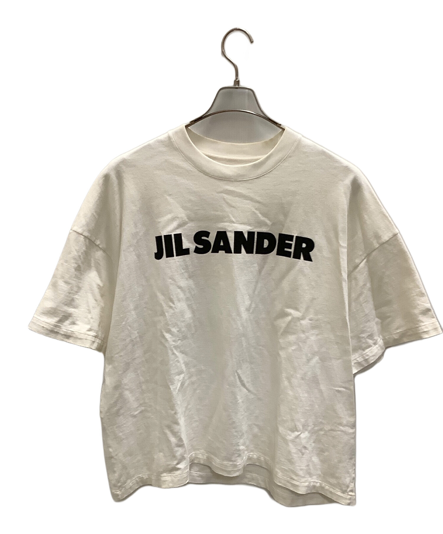 JIL SANDER (ジルサンダー) ロゴプリントTシャツ JIL SANDER（ジルサンダー）　J21GC0001 ホワイト サイズ:XL