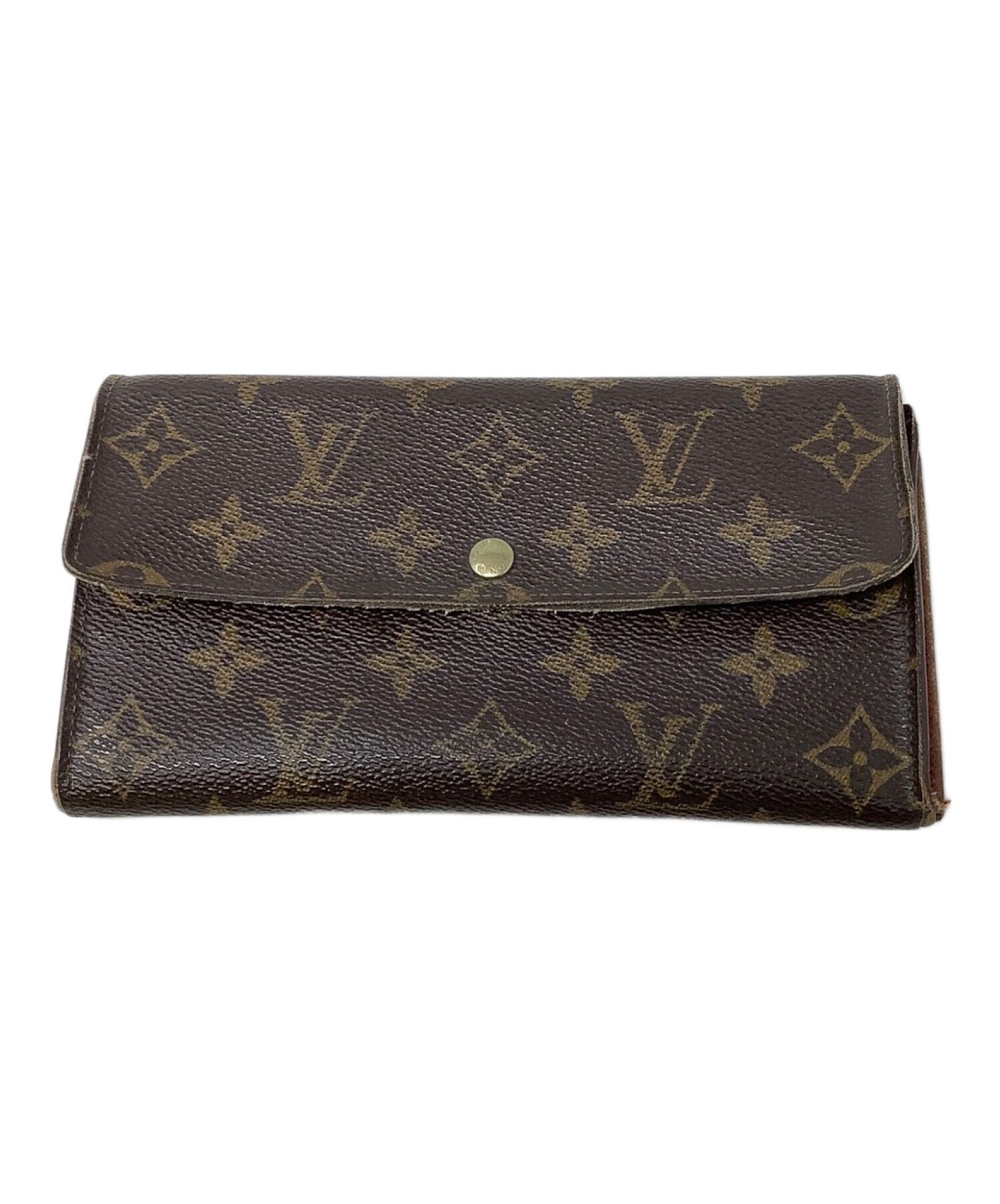 中古・古着通販】LOUIS VUITTON (ルイ ヴィトン) 2つ折り財布 LOUIS VUITTON（ルイヴィトン） モノグラム Ｍ61735  ポルトモネ・ジップ｜ブランド・古着通販 トレファク公式【TREFAC FASHION】スマホサイト