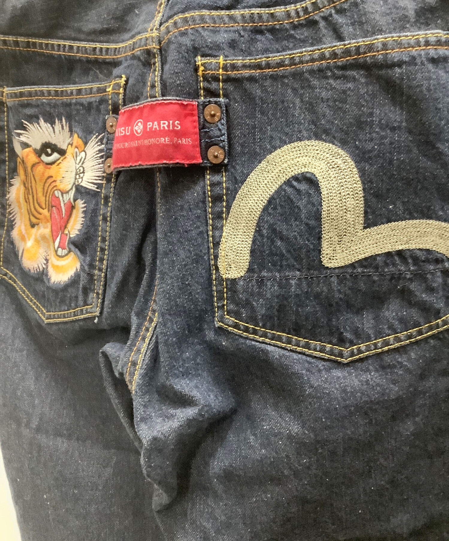 EVISU (エビス) 龍虎刺繍デニムパンツ EVISU（エビス） 0086 インディゴ サイズ:36