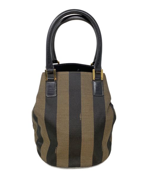 中古・古着通販】FENDI (フェンディ) ハンドバッグ FENDI（フェンディ） ペカン ブラウン×ブラック｜ブランド・古着通販  トレファク公式【TREFAC FASHION】スマホサイト