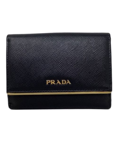 中古・古着通販】PRADA (プラダ) 3つ折り財布 PRADA（プラダ）1MH523 サフィアーノ｜ブランド・古着通販 トレファク公式【TREFAC  FASHION】スマホサイト