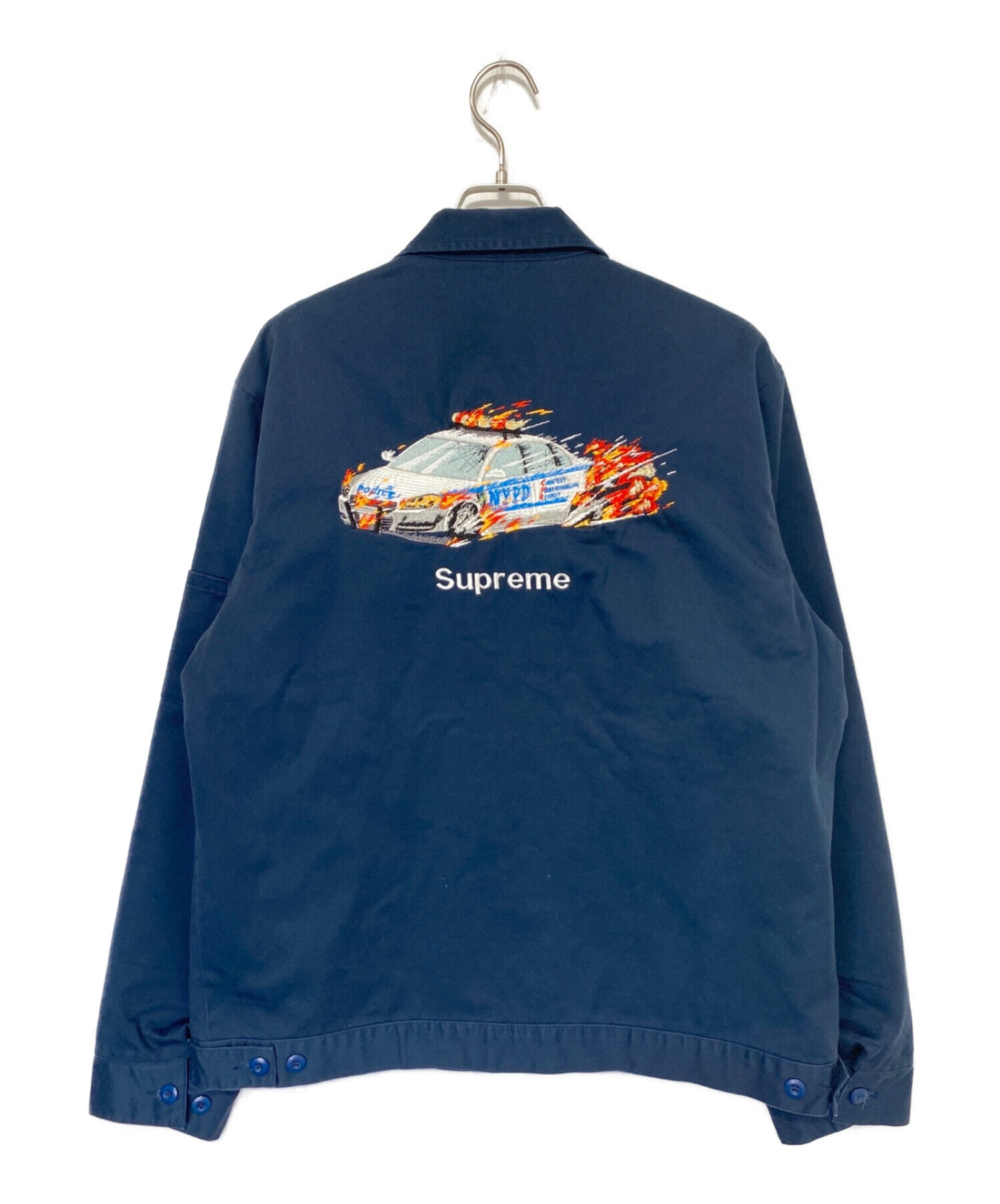 Supreme Cop Car Embroidered Work Jacketヴァージルアブロー