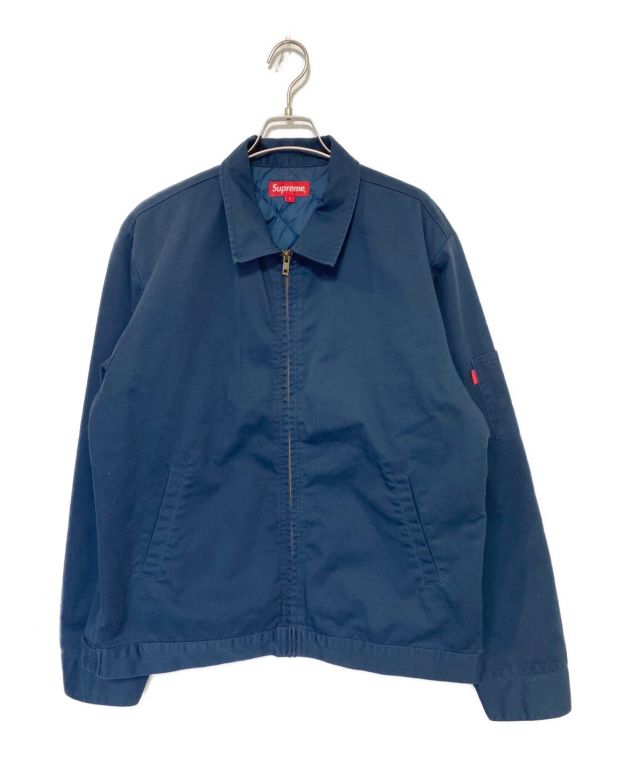 SUPREME (シュプリーム) Cop Car Embroidered Work Jacket ネイビー サイズ:L