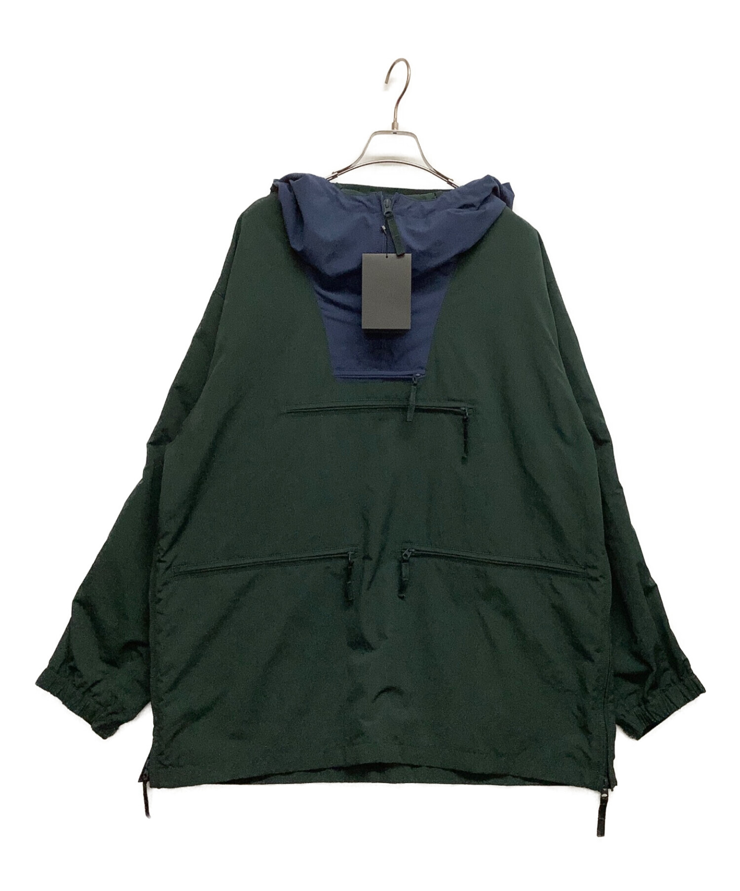 DAIWA PIER39 (ダイワ ピア39) Tech Anorak Parka ネイビー×グリーン サイズ:M 未使用品