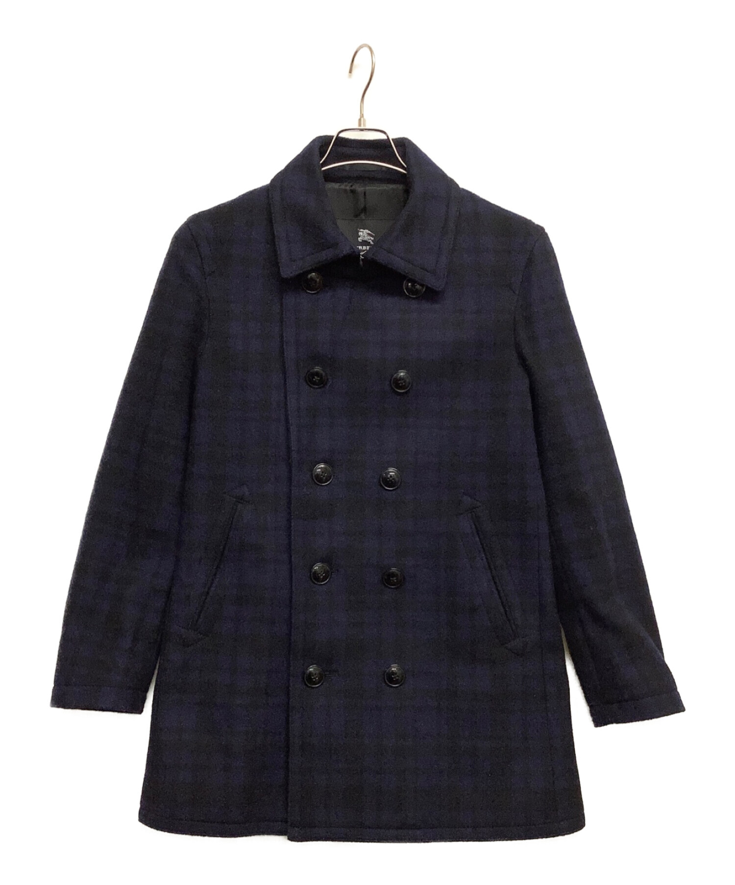 BURBERRY Black label ネイビー Pコート Mサイズ-