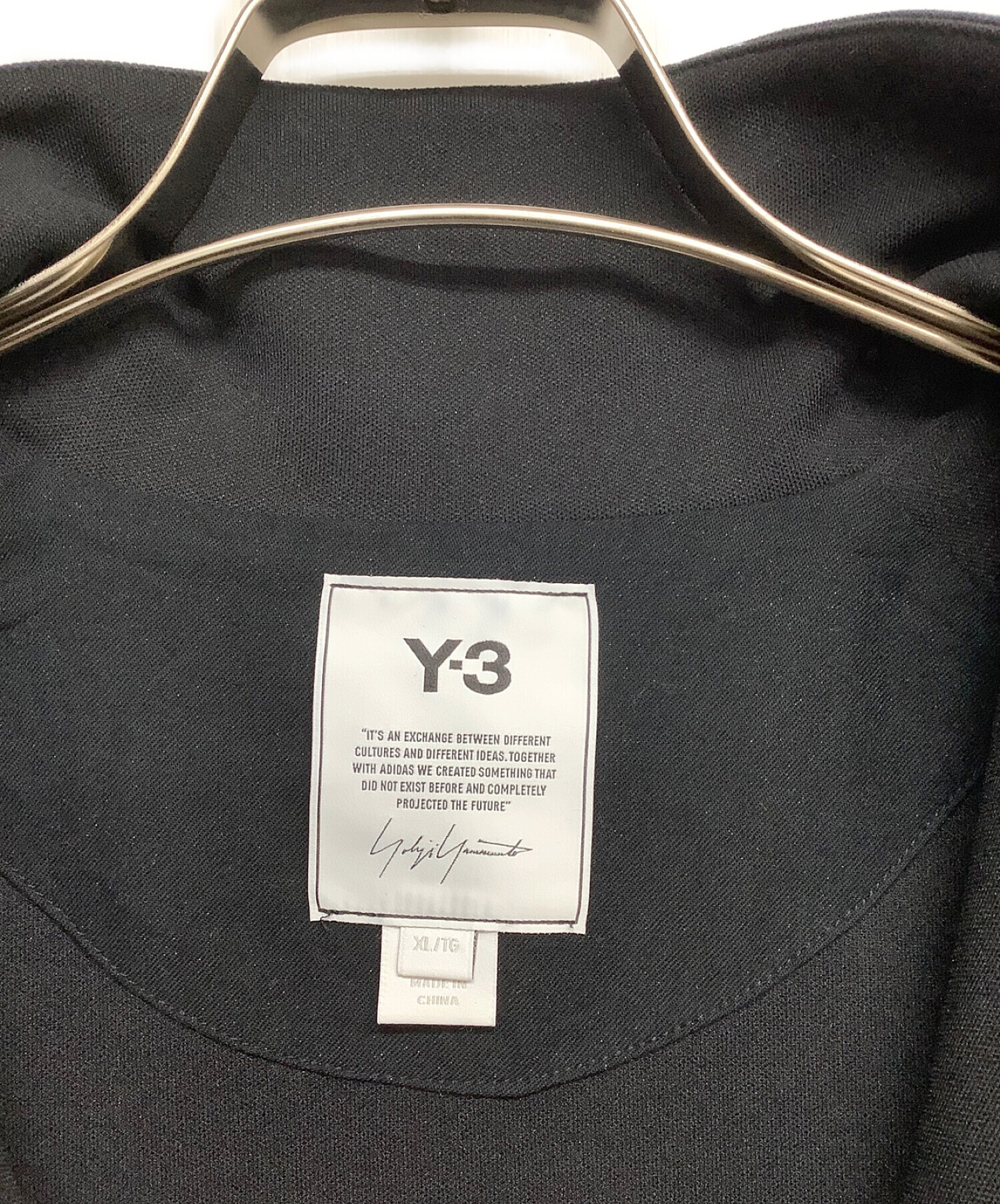 Y-3 (ワイスリー) トラックジャケット ブラック サイズ:XL