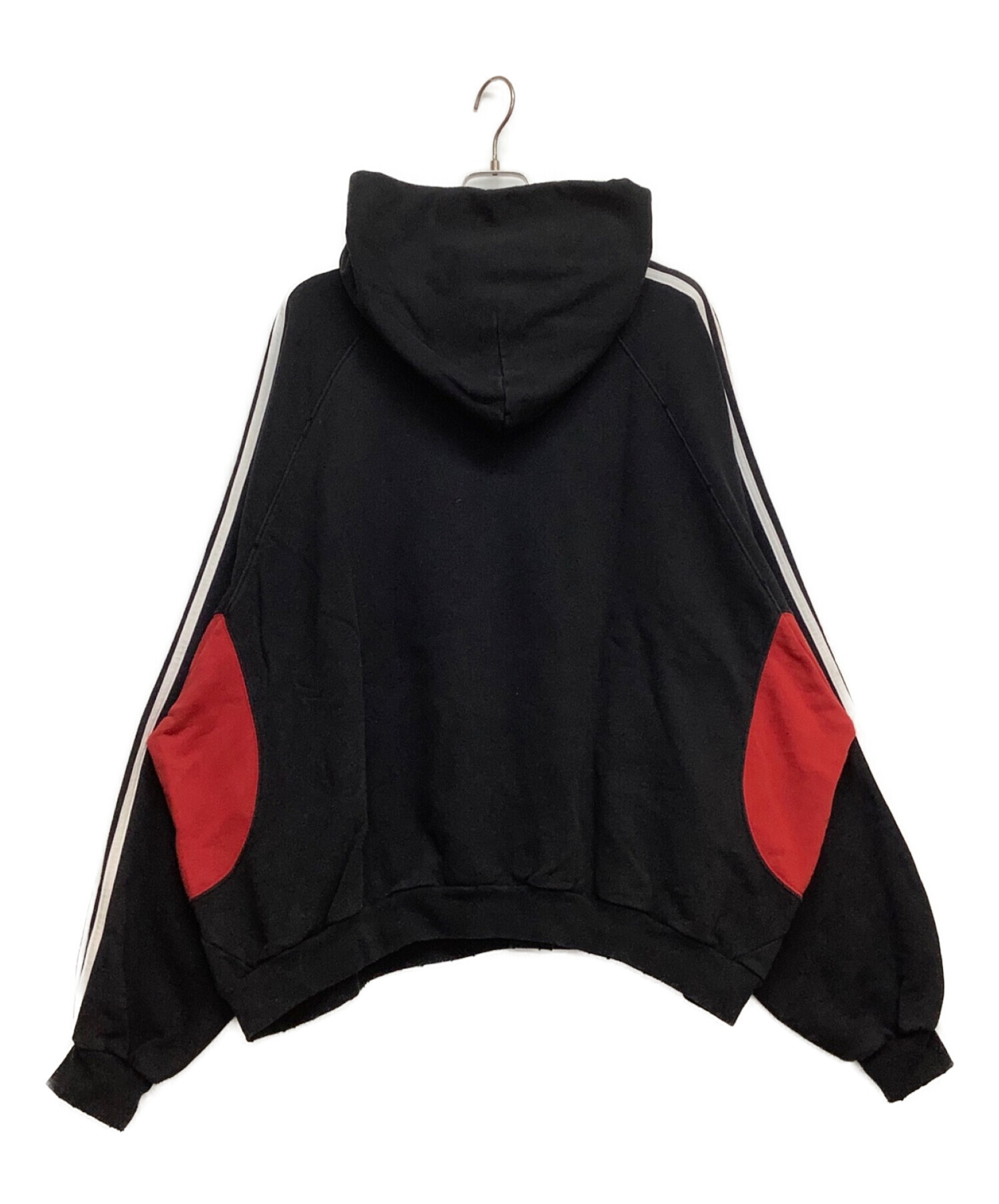 BALENCIAGA (バレンシアガ) adidas (アディダス) HOODIE SMALL FIT ブラック サイズ:3