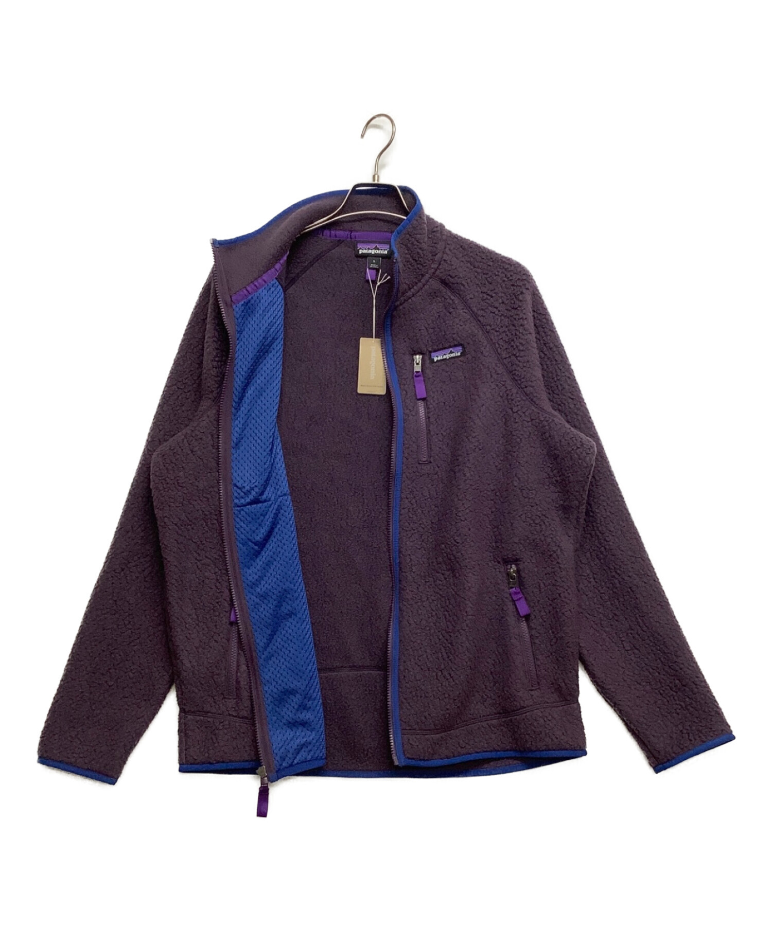 中古・古着通販】Patagonia (パタゴニア) レトロパイルジャケット パープル サイズ:L 未使用品｜ブランド・古着通販  トレファク公式【TREFAC FASHION】スマホサイト