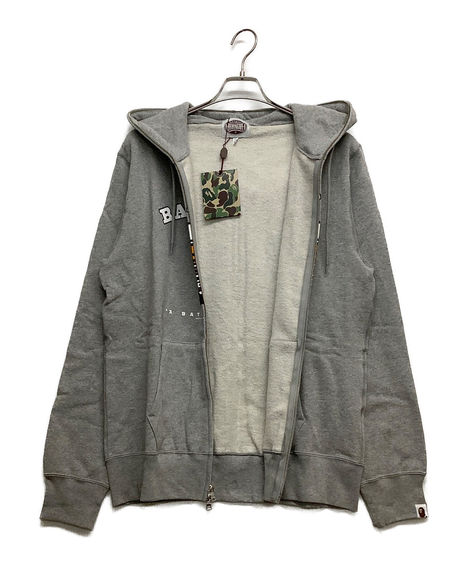 中古・古着通販】A BATHING APE (アベイシングエイプ) ジップパーカー