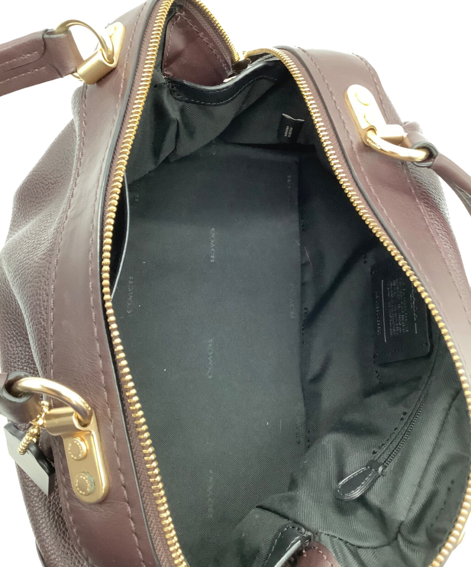 中古・古着通販】COACH (コーチ) 2WAYハンドバッグ ブラウン｜ブランド