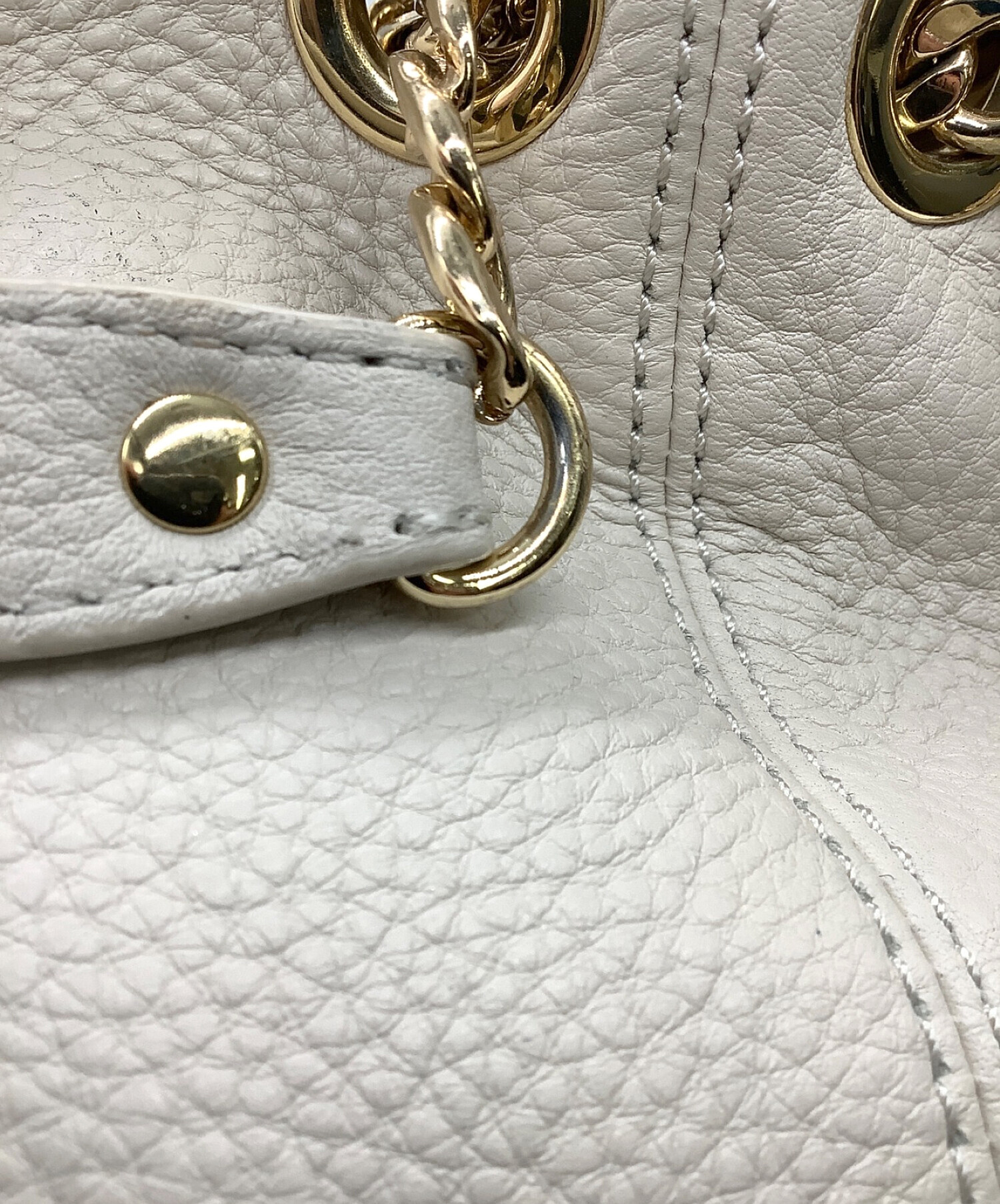 MICHAEL KORS (マイケルコース) 2WAYショルダーバッグ アイボリー