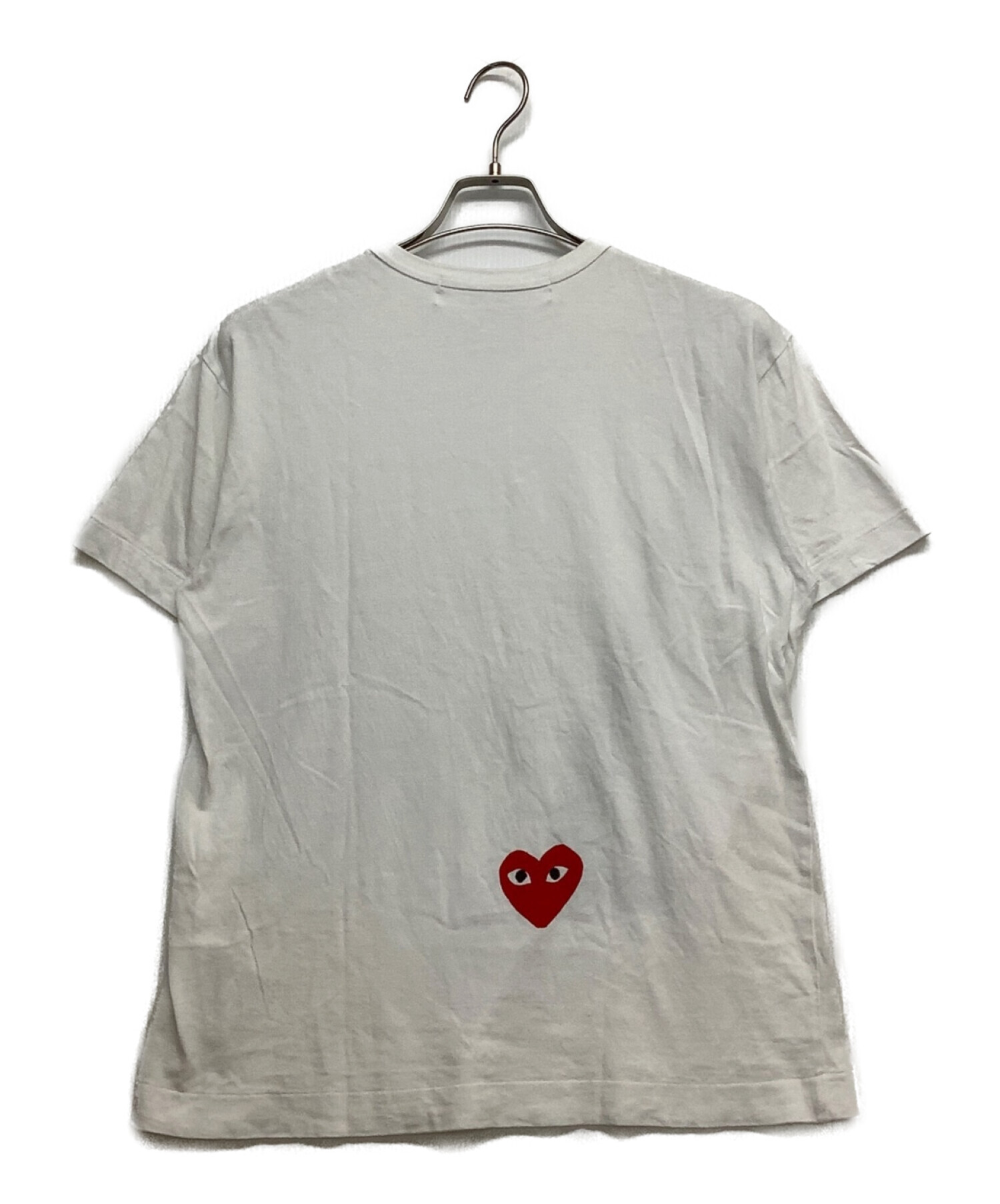 PLAY COMME des GARCONS (プレイ コムデギャルソン) NIKE (ナイキ) 半袖Tシャツ ホワイト サイズ:L