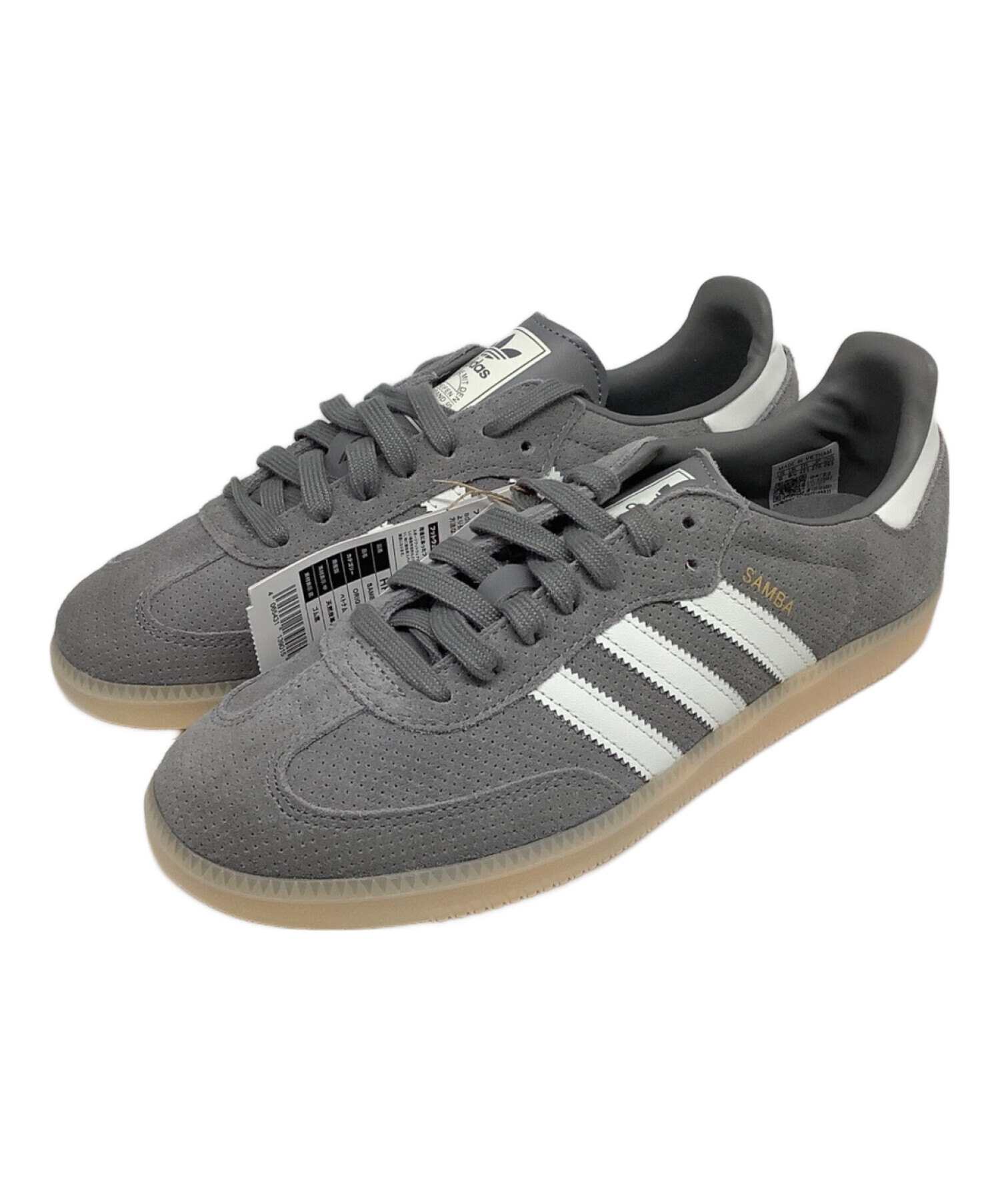 中古・古着通販】adidas (アディダス) SAMBA グレー サイズ:US9｜ブランド・古着通販 トレファク公式【TREFAC  FASHION】スマホサイト