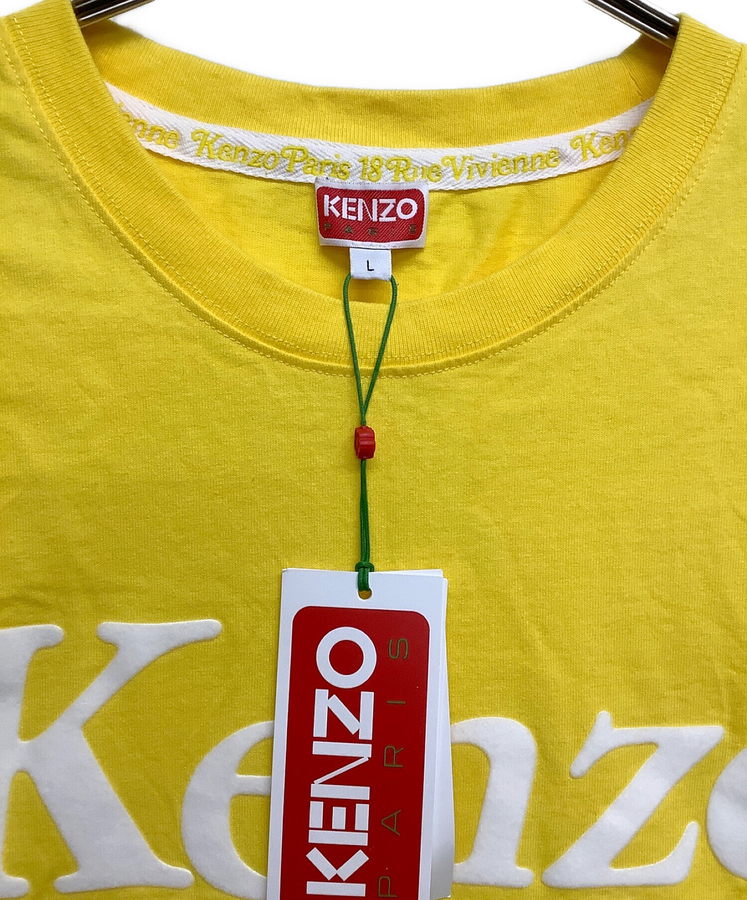 KENZO (ケンゾー) 'KENZO by Verdy' オーバーサイズTシャツ イエロー サイズ:L