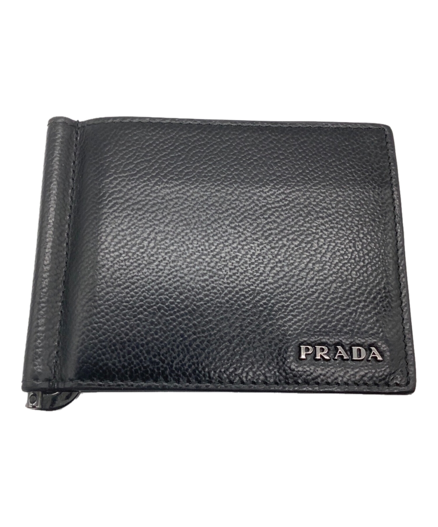 中古・古着通販】PRADA (プラダ) マネークリップ ブラック｜ブランド