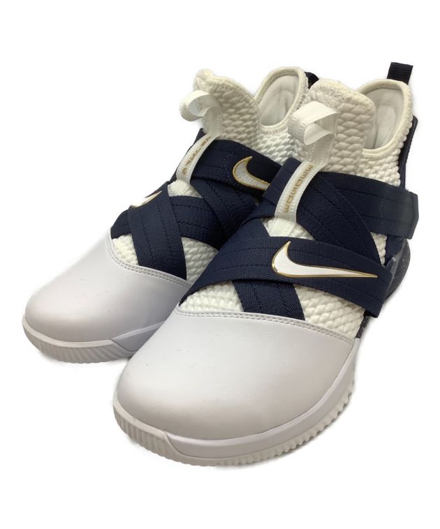 中古・古着通販】NIKE (ナイキ) レブロンソルジャー12 SFG EP ホワイト×ネイビー サイズ:25.5cm｜ブランド・古着通販  トレファク公式【TREFAC FASHION】スマホサイト