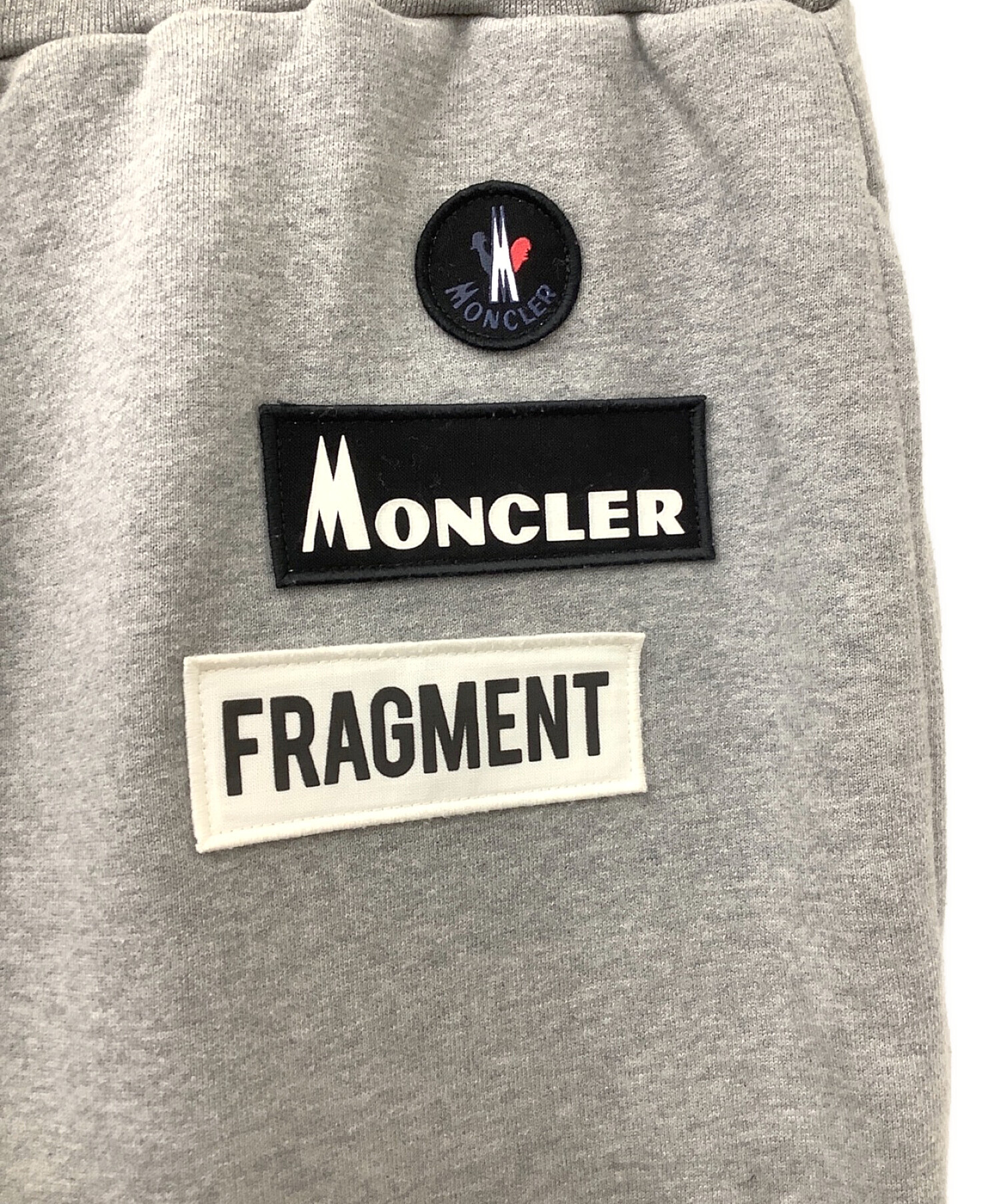 MONCLER×fragment (モンクレール×フラグメント) スウェットパンツ グレー サイズ:XL