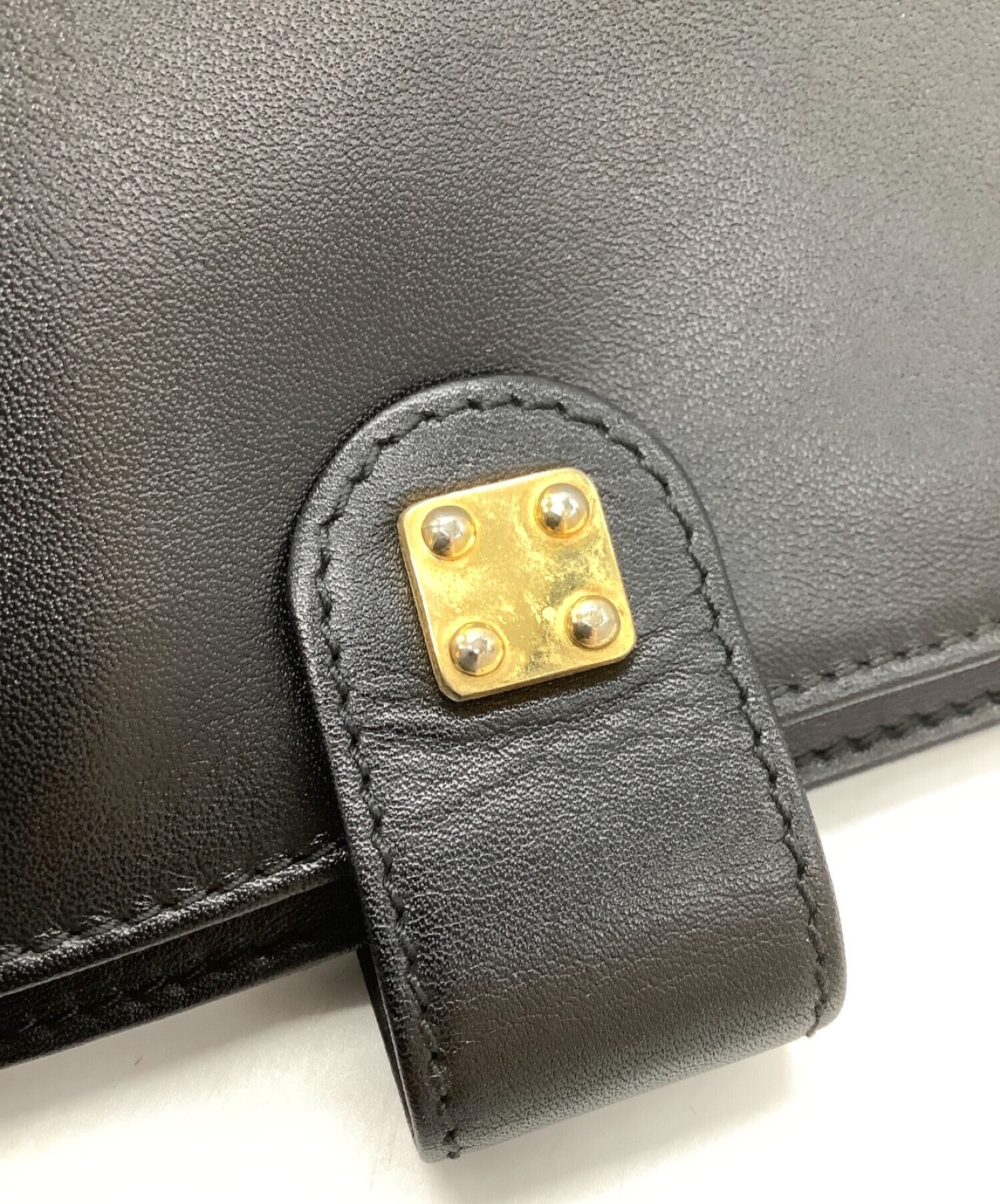 中古・古着通販】LOEWE (ロエベ) クラッチバッグ ブラック｜ブランド