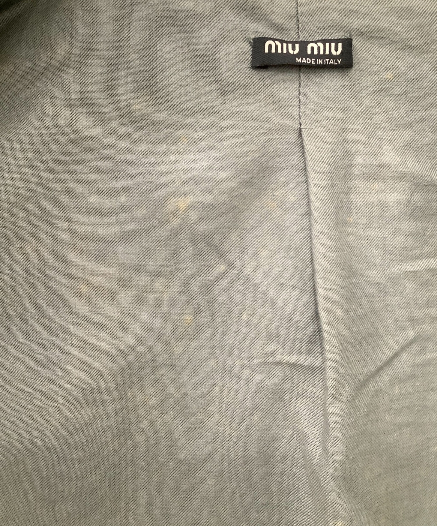 MIU MIU (ミュウミュウ) 00sアーカイブジャケット ブラック サイズ:XL