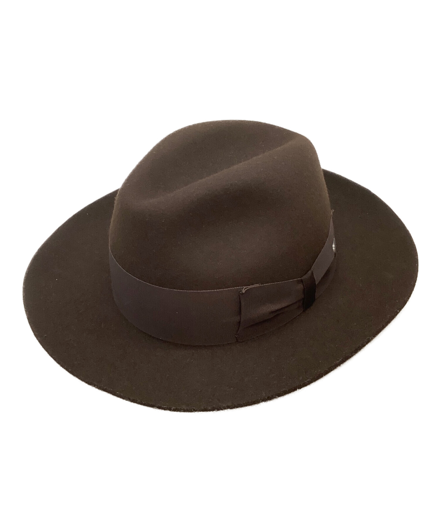 中古・古着通販】BORSALINO (ボルサリーノ) 中折れハット ブラウン