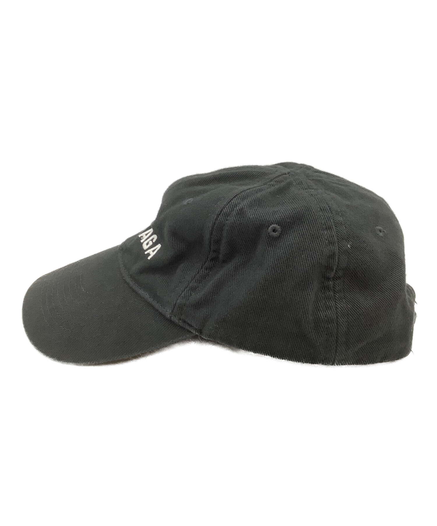 BALENCIAGA バレンシアガ ロゴ キャップ 帽子 ブラック L - キャップ