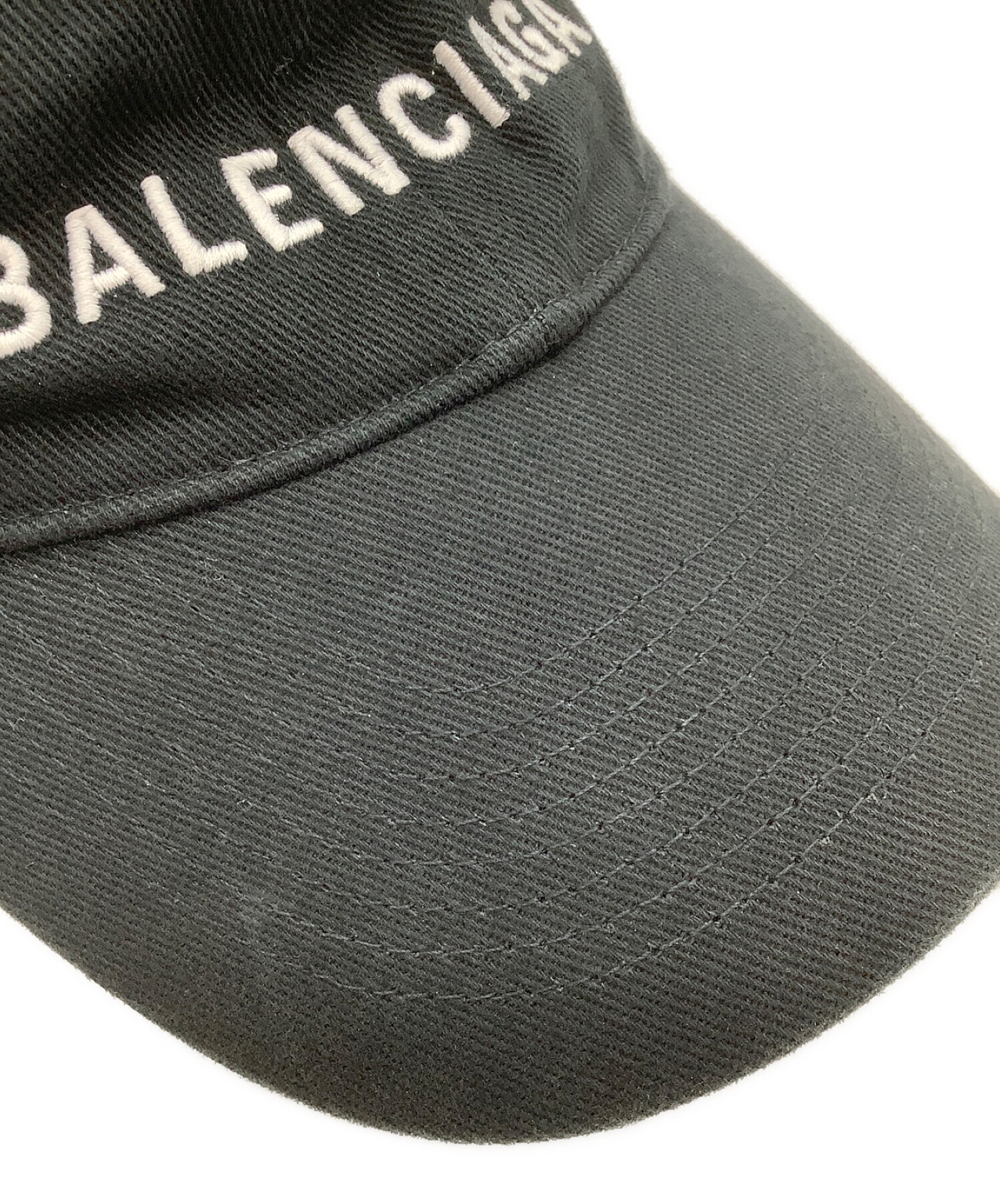 BALENCIAGA (バレンシアガ) ロゴキャップ ブラック サイズ:L（58cm）