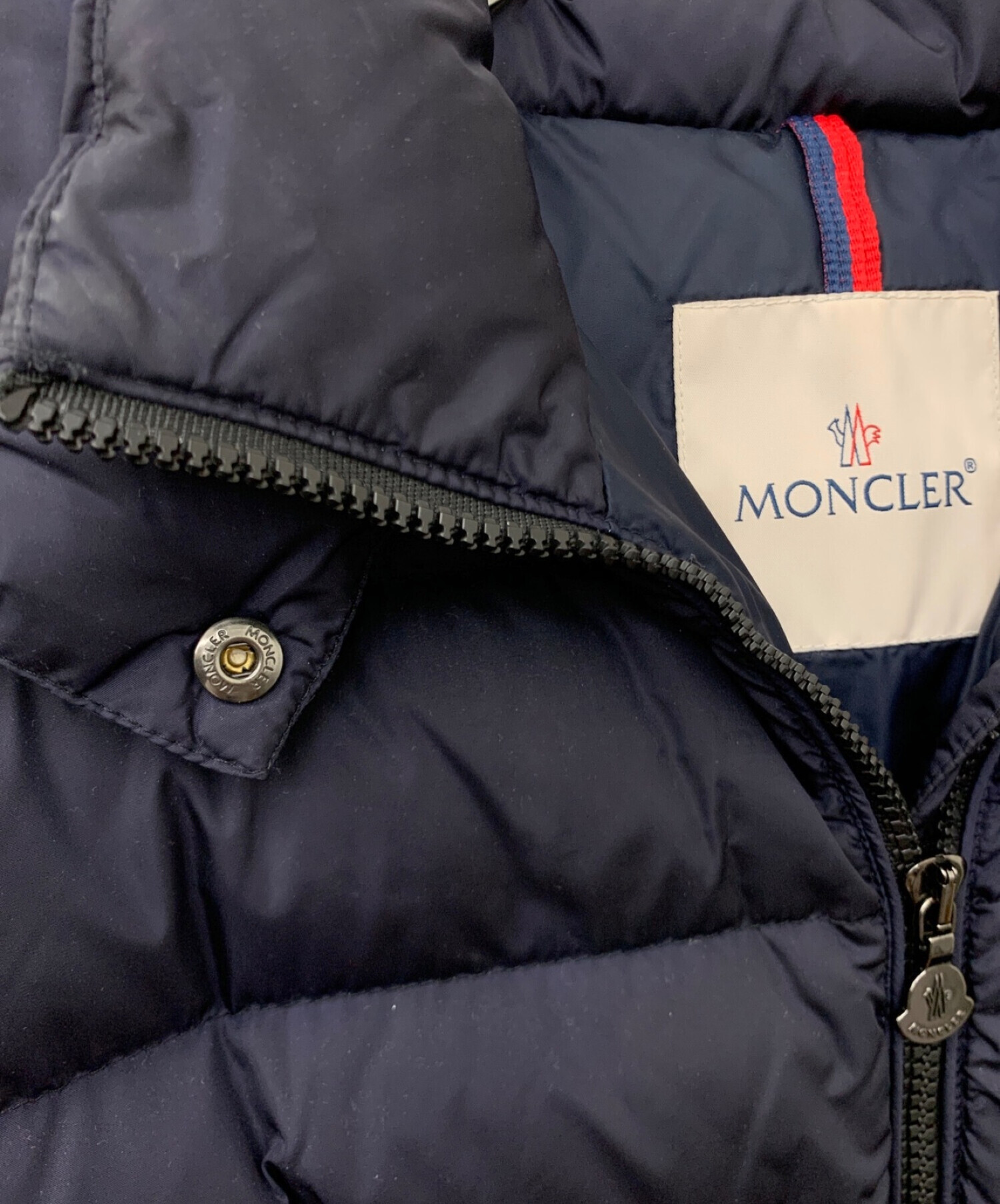 MONCLER (モンクレール) ダウンコート ネイビー サイズ:14anni164cm