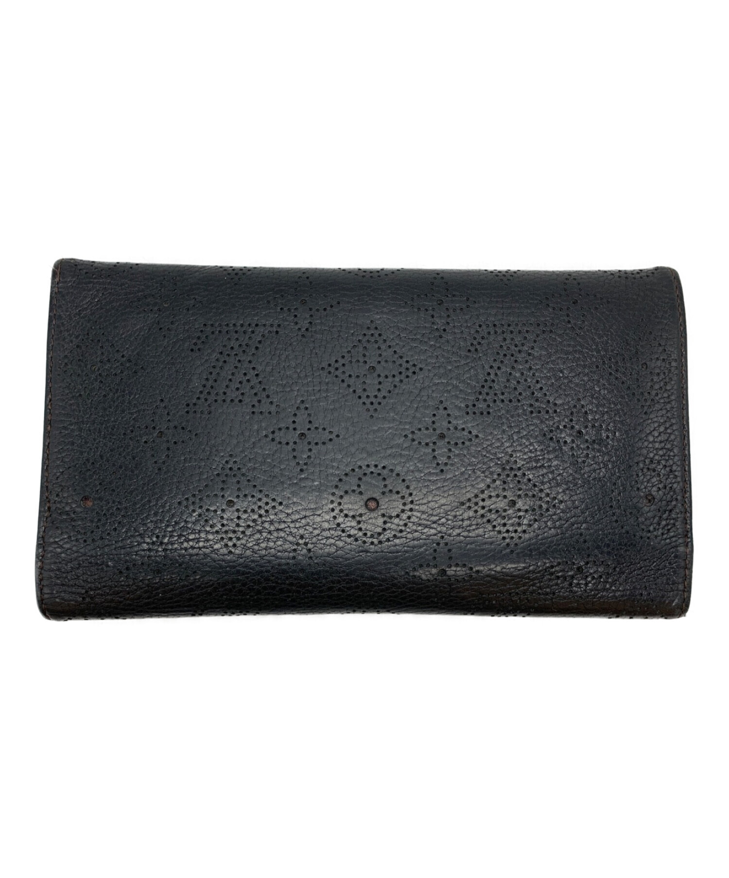 中古・古着通販】LOUIS VUITTON (ルイ ヴィトン) マヒナ ポルトフォイユ・イリス ブラック｜ブランド・古着通販  トレファク公式【TREFAC FASHION】スマホサイト