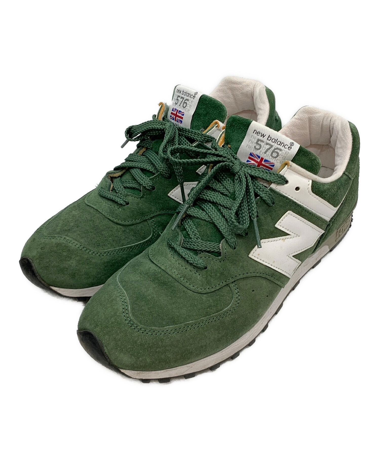 NEW BALANCE (ニューバランス) スニーカー グリーン サイズ:27.5cm