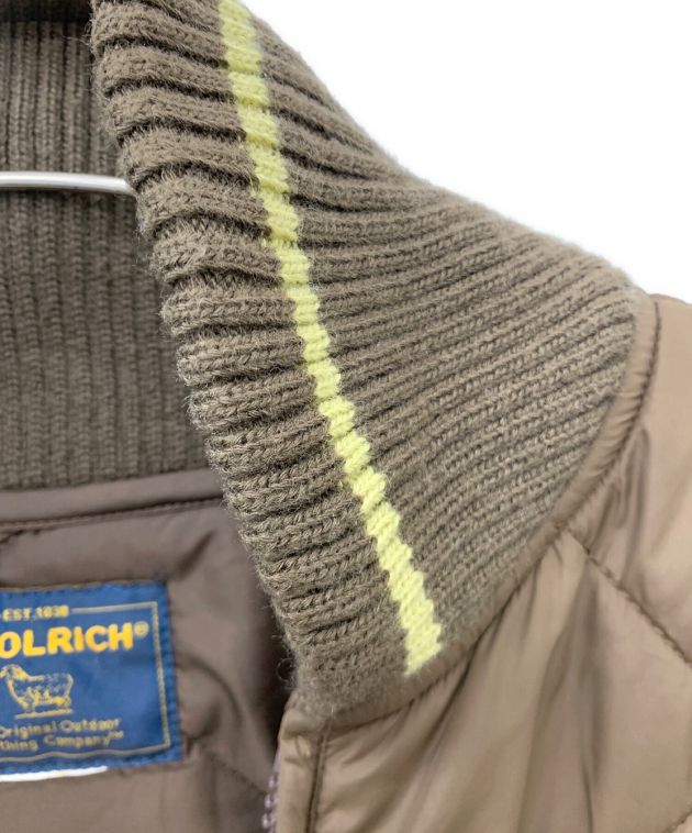 WOOLRICH (ウールリッチ) キルティングジャケット ブラウン サイズ:XL