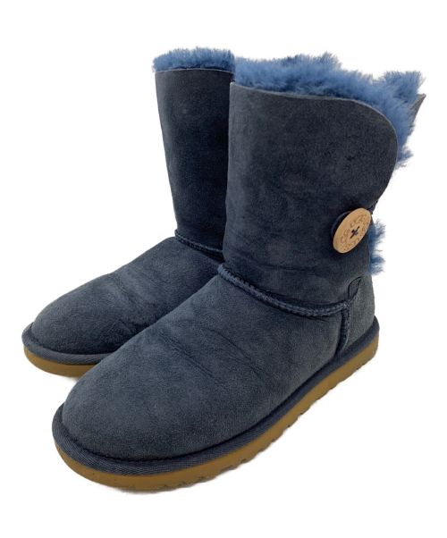 中古・古着通販】UGG (アグ) W BAILEY BUTTON ムートンブーツ ネイビー