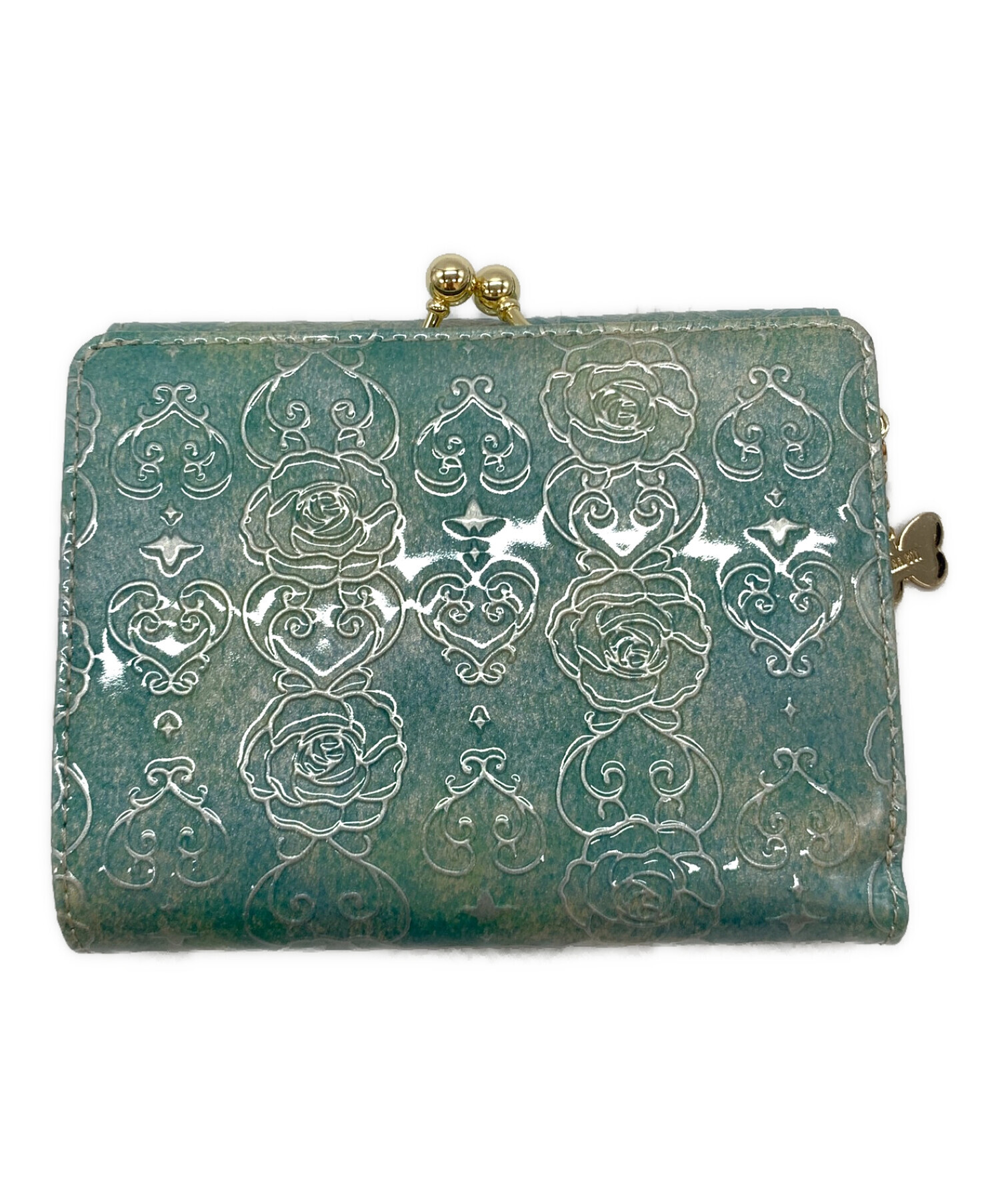 中古・古着通販】ANNA SUI (アナスイ) ローズハート 3つ折り財布