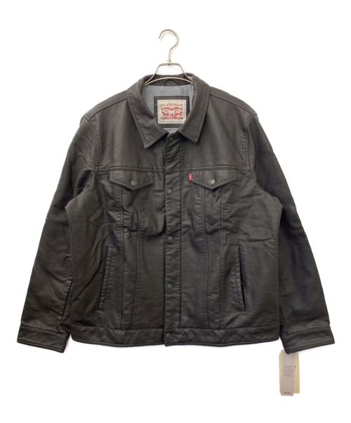 【中古・古着通販】LEVI'S (リーバイス) フェイクレザーボンバー