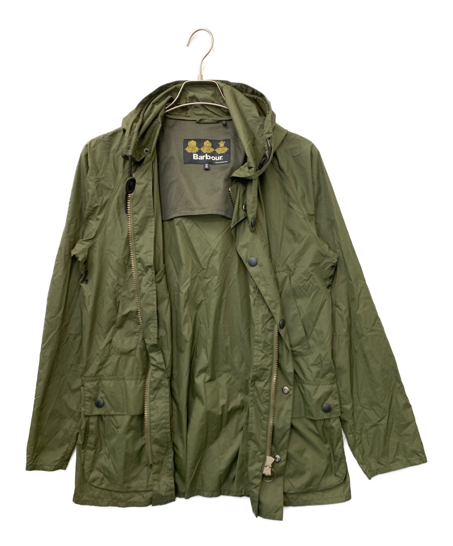 Barbour (バブアー) ナイロンジャケット オリーブ サイズ:36