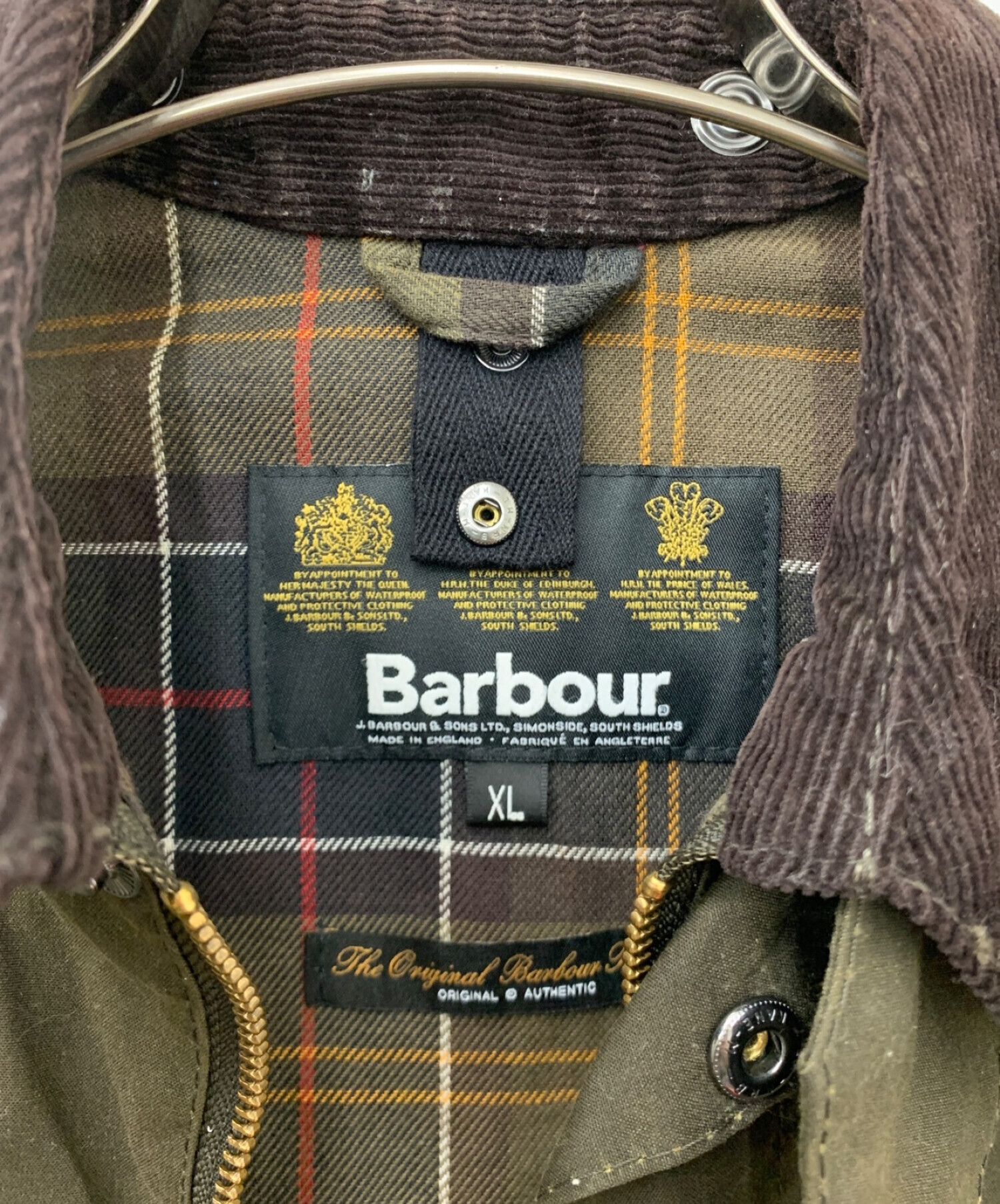 中古・古着通販】Barbour (バブアー) オイルドジャケット ブラウン