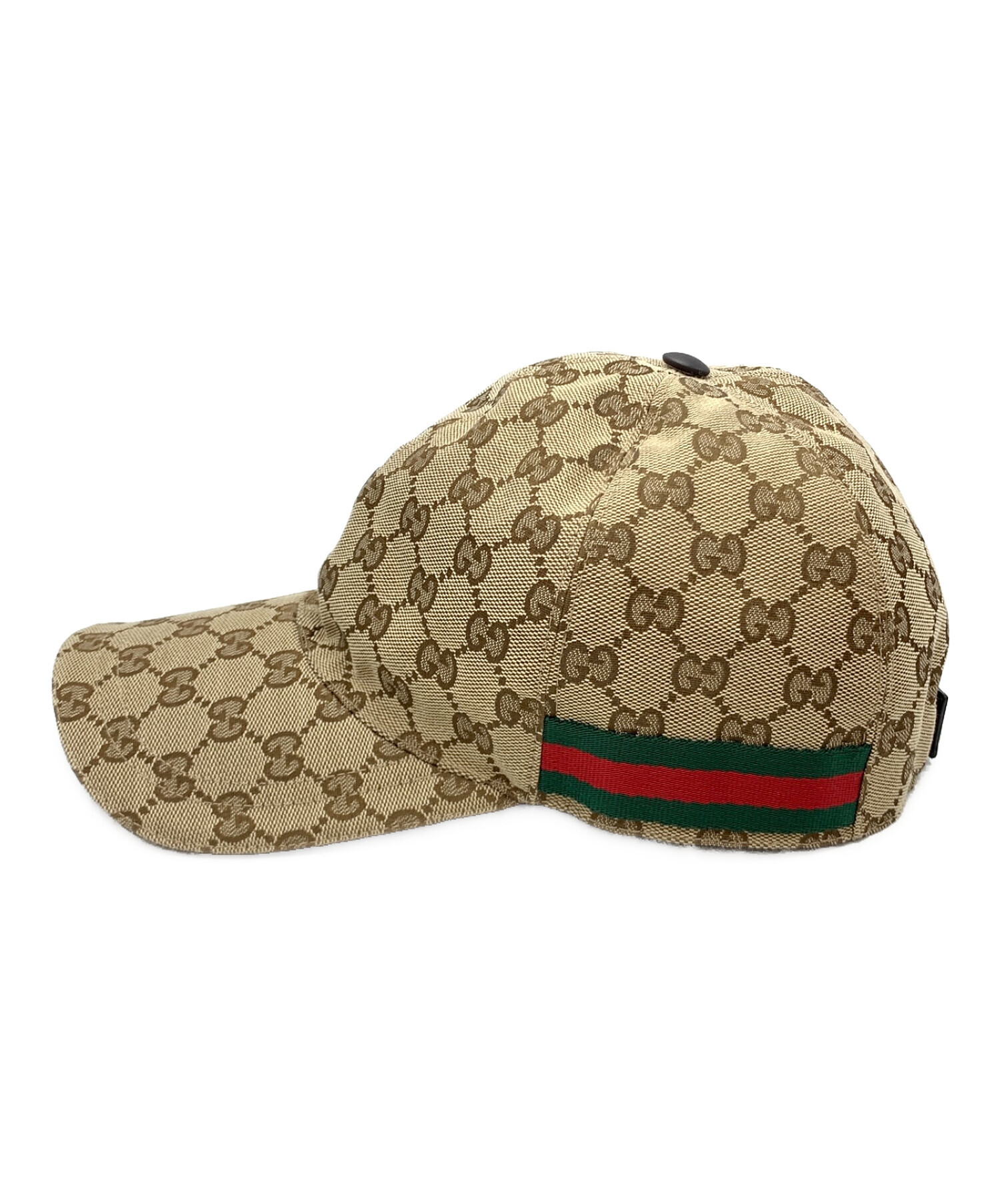 中古・古着通販】GUCCI (グッチ) GG総柄キャップ ブラウン×ベージュ