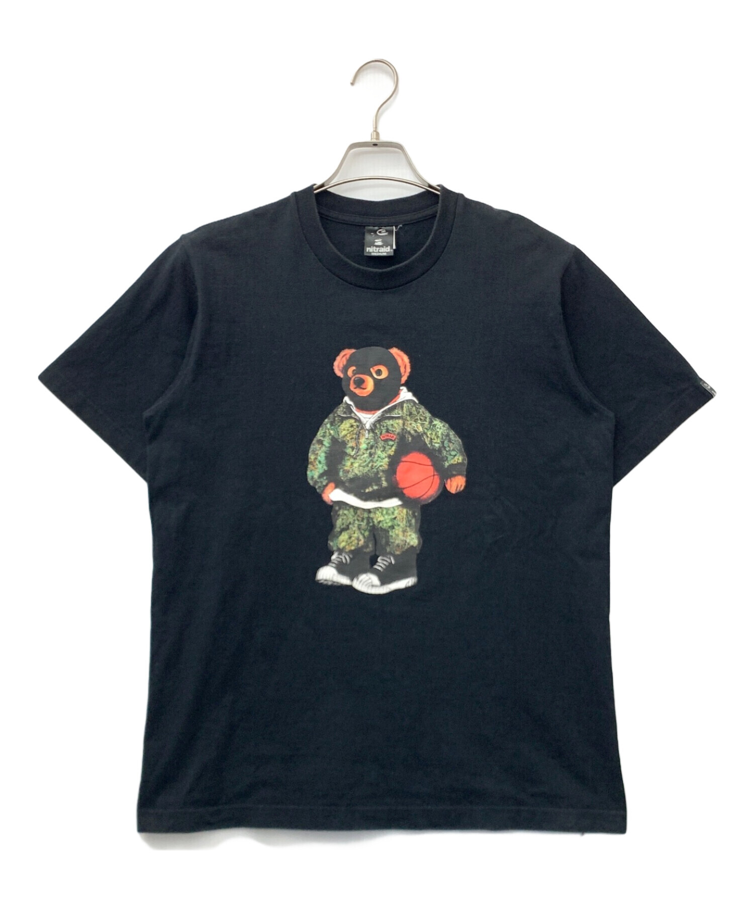 中古・古着通販】nitraid (ナイトレイド) REAL WEED BEAR TEE ブラック サイズ:M｜ブランド・古着通販  トレファク公式【TREFAC FASHION】スマホサイト