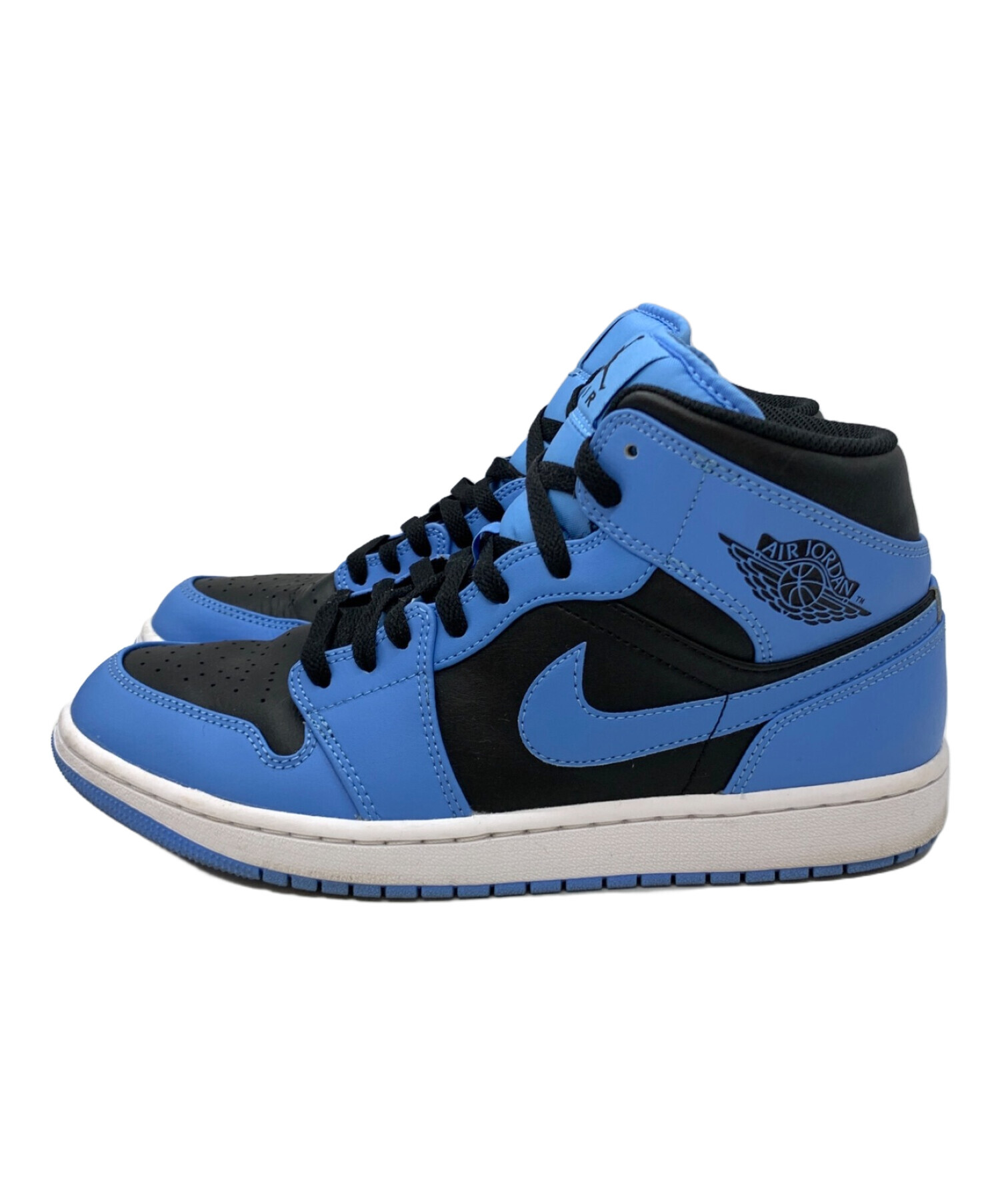中古・古着通販】NIKE (ナイキ) Nike Air Jordan 1 Mid University Blue スカイブルー×ブラック サイズ: 27cm｜ブランド・古着通販 トレファク公式【TREFAC FASHION】スマホサイト
