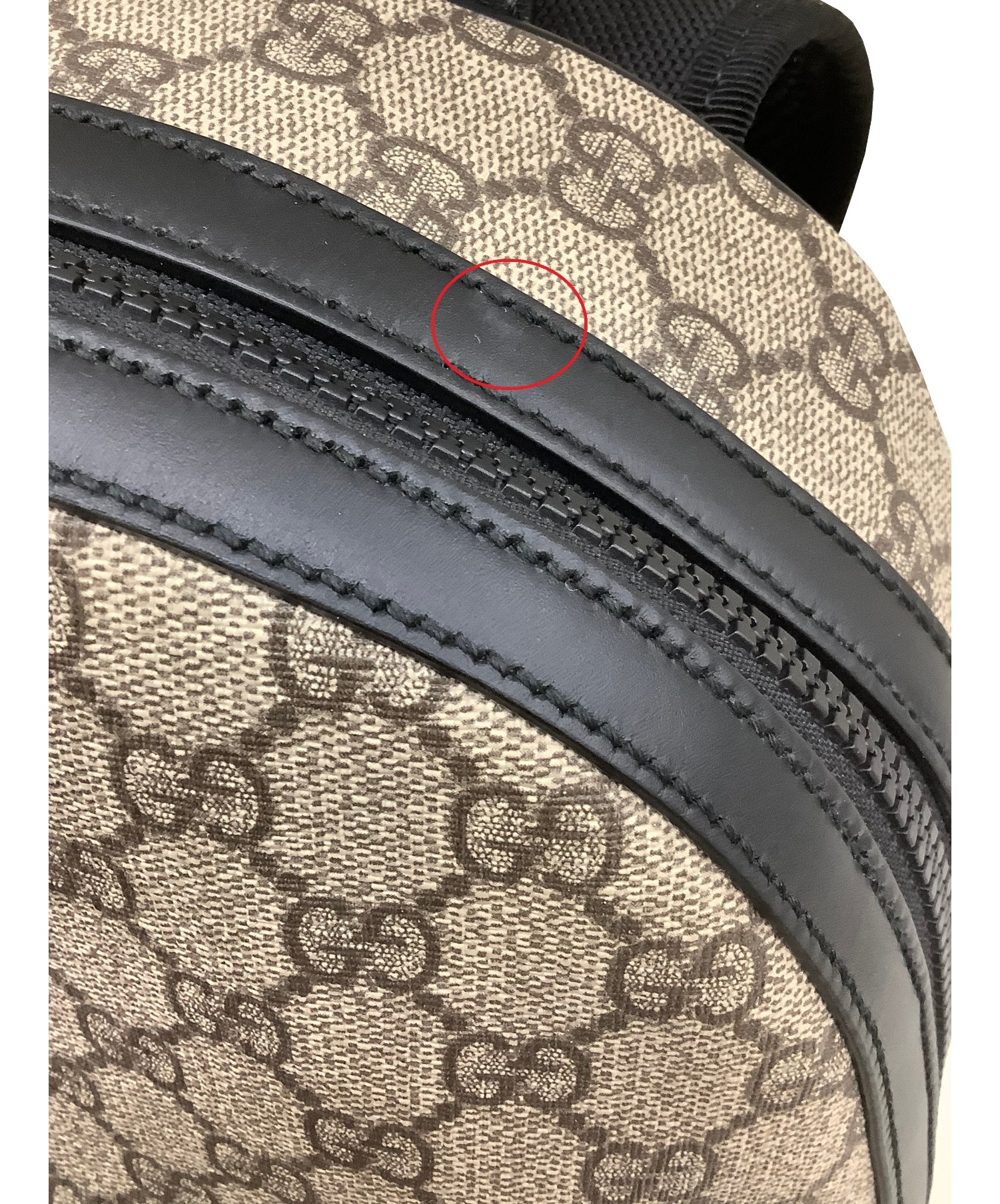 中古・古着通販】GUCCI (グッチ) スモールバックパック ベージュ