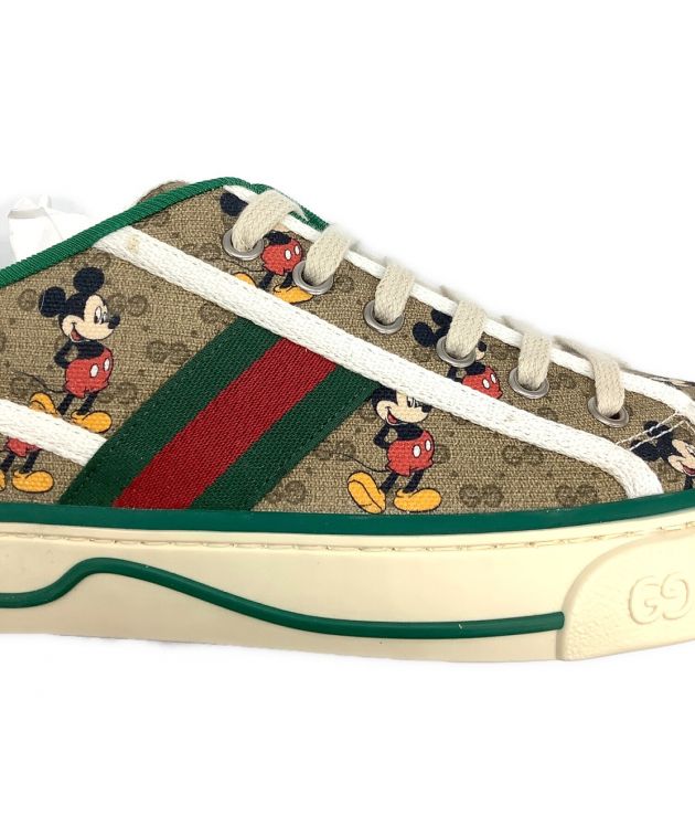 中古・古着通販】GUCCI (グッチ) スニーカー ブラウン×グリーン サイズ 