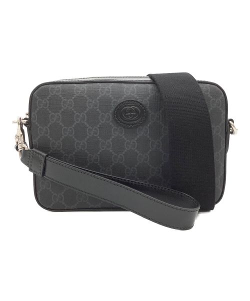 中古・古着通販】GUCCI (グッチ) ショルダーバッグ ブラック｜ブランド