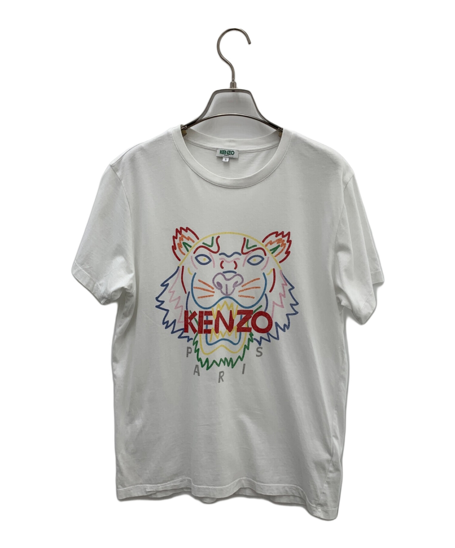 中古・古着通販】KENZO (ケンゾー) 半袖カットソー ホワイト サイズ:S 