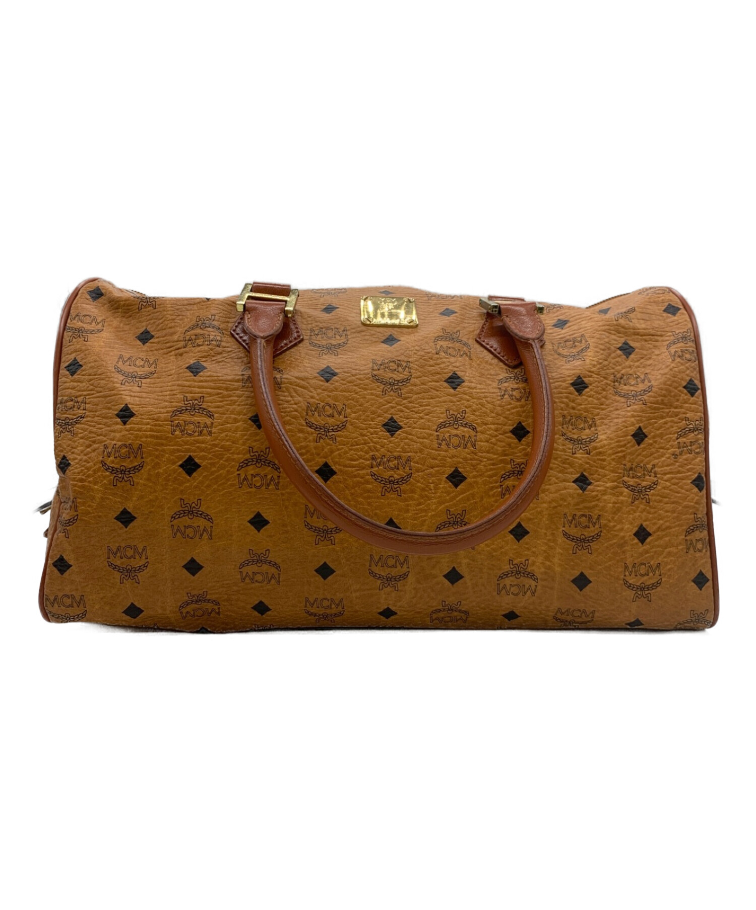 中古・古着通販】MCM (エムシーエム) ボストンバッグ ブラウン