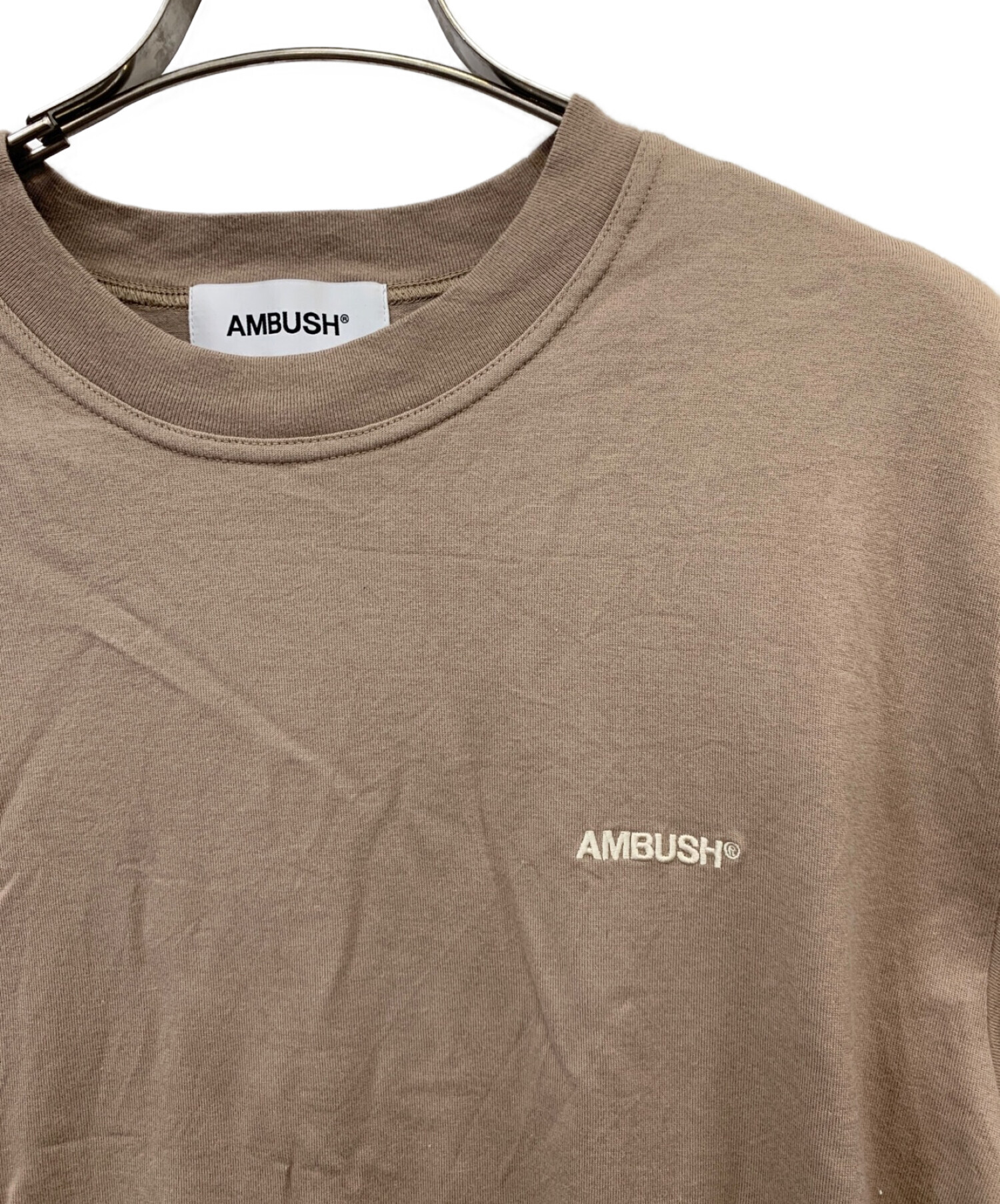 中古・古着通販】AMBUSH (アンブッシュ) PETIT LOGO T-SHIRT ベージュ