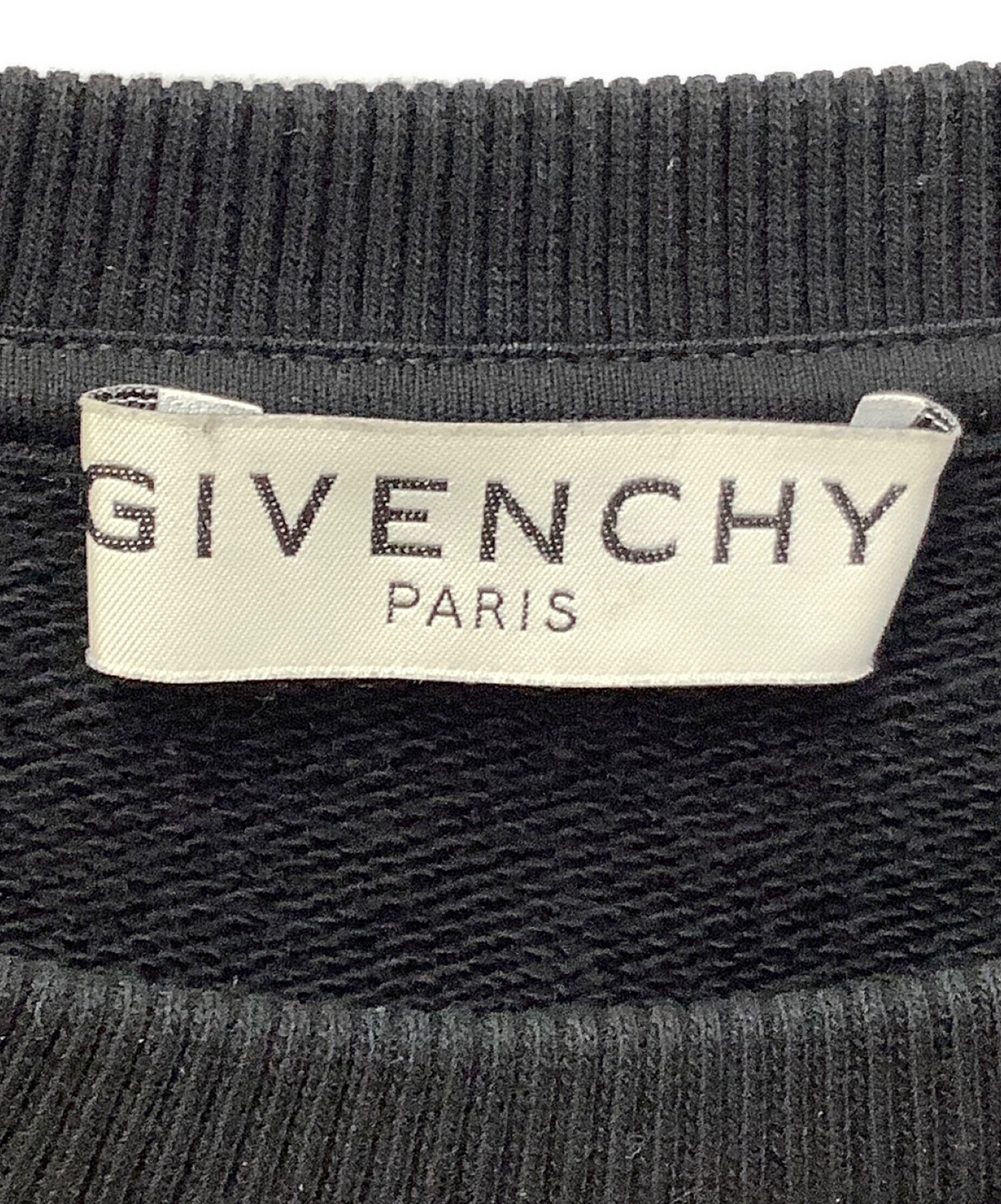 中古・古着通販】GIVENCHY (ジバンシィ) ロゴスウェット ブラック