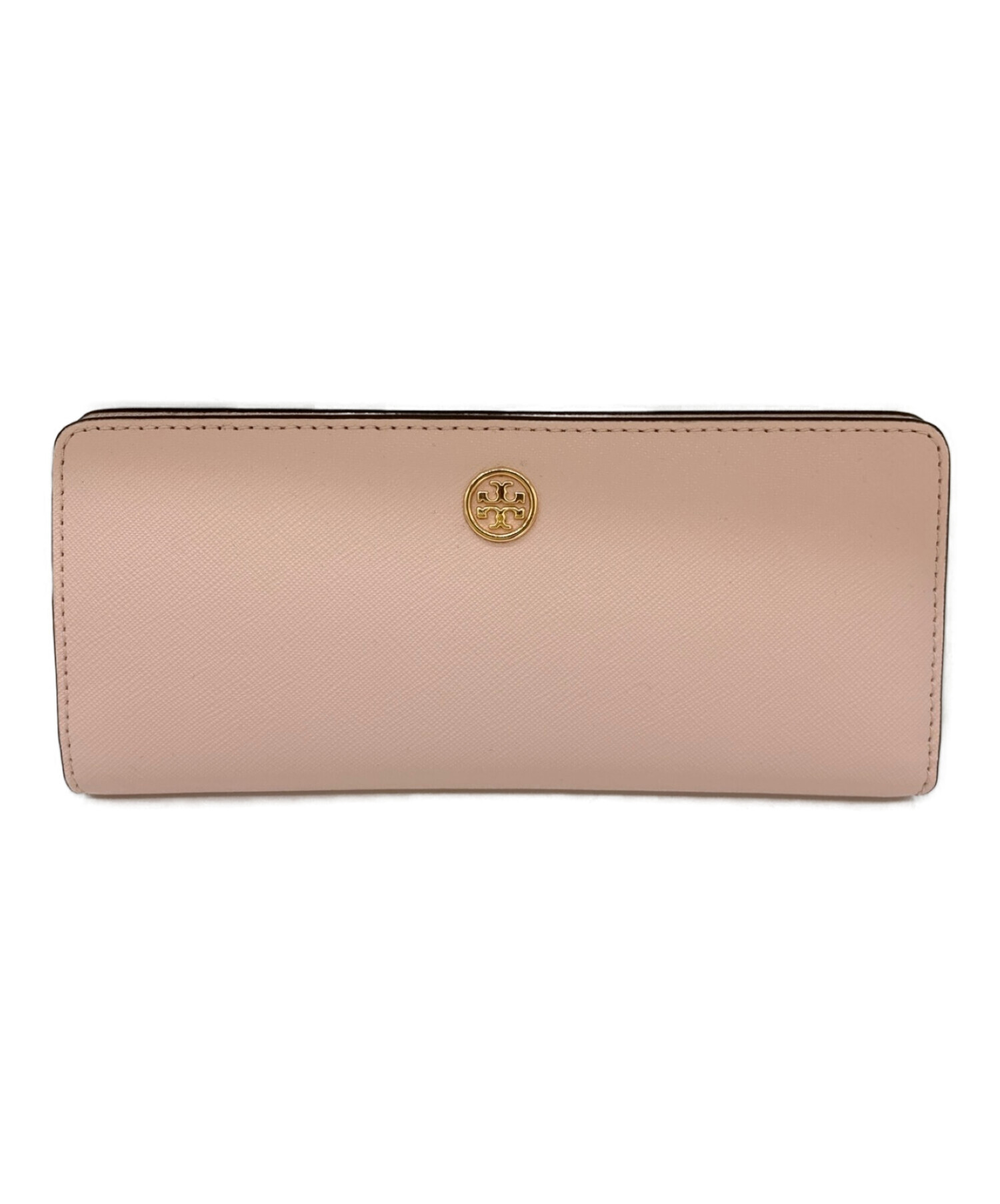 中古・古着通販】TORY BURCH (トリーバーチ) 2つ折り長財布 ピンク