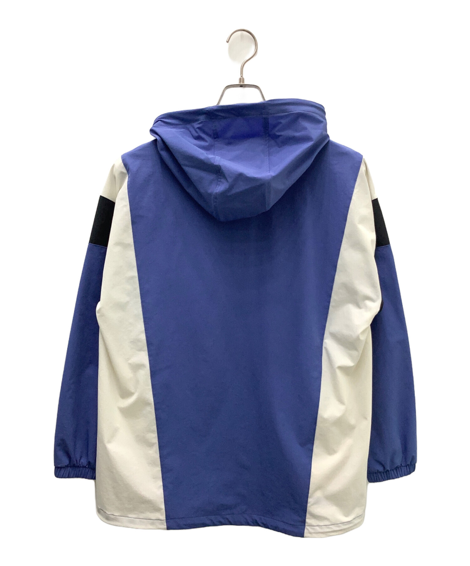 Champion (チャンピオン) ジップフーデッドジャケット ブルー×ホワイト サイズ:L 未使用品