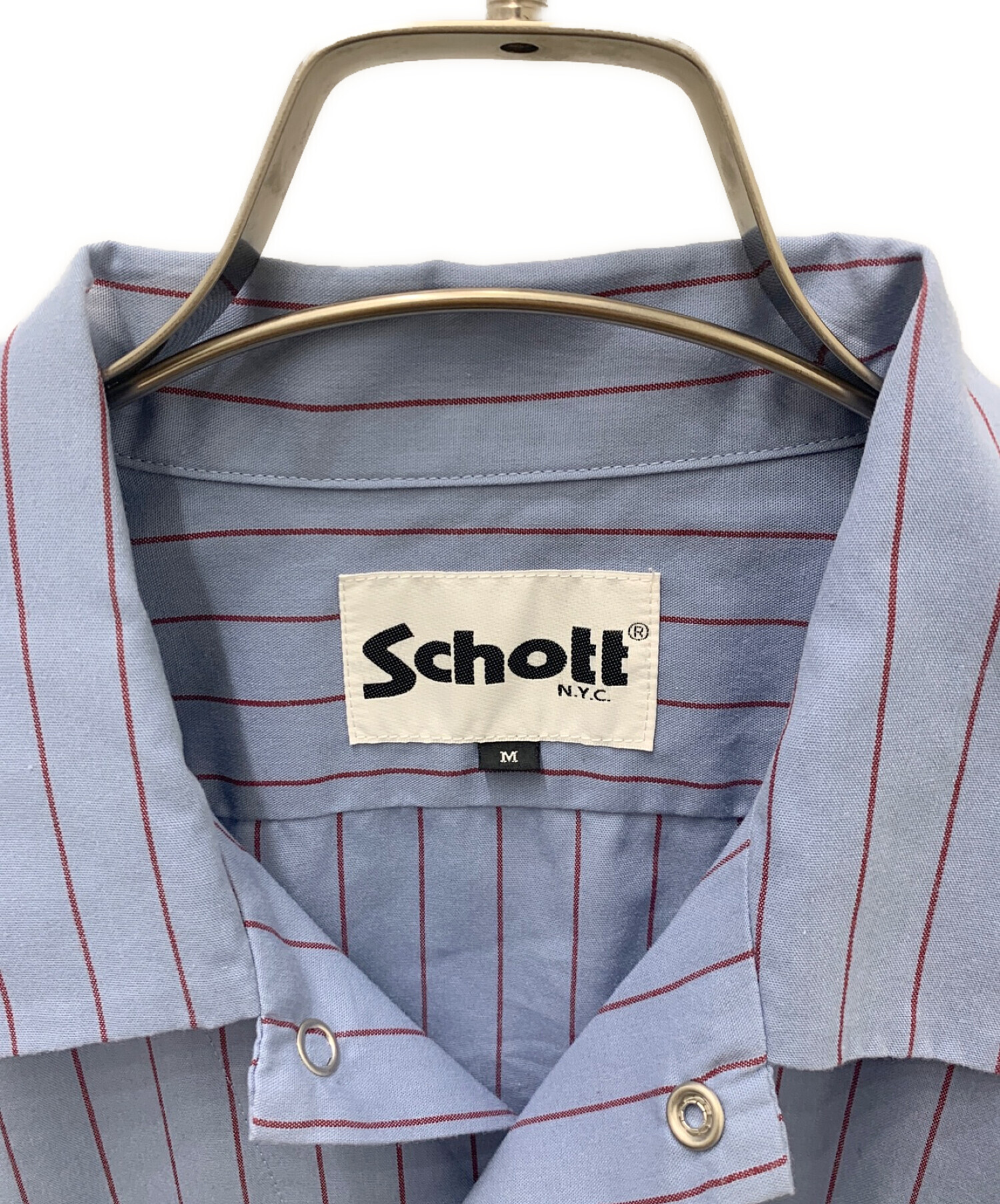 中古・古着通販】Schott (ショット) TC ストライプ ワークシャツ