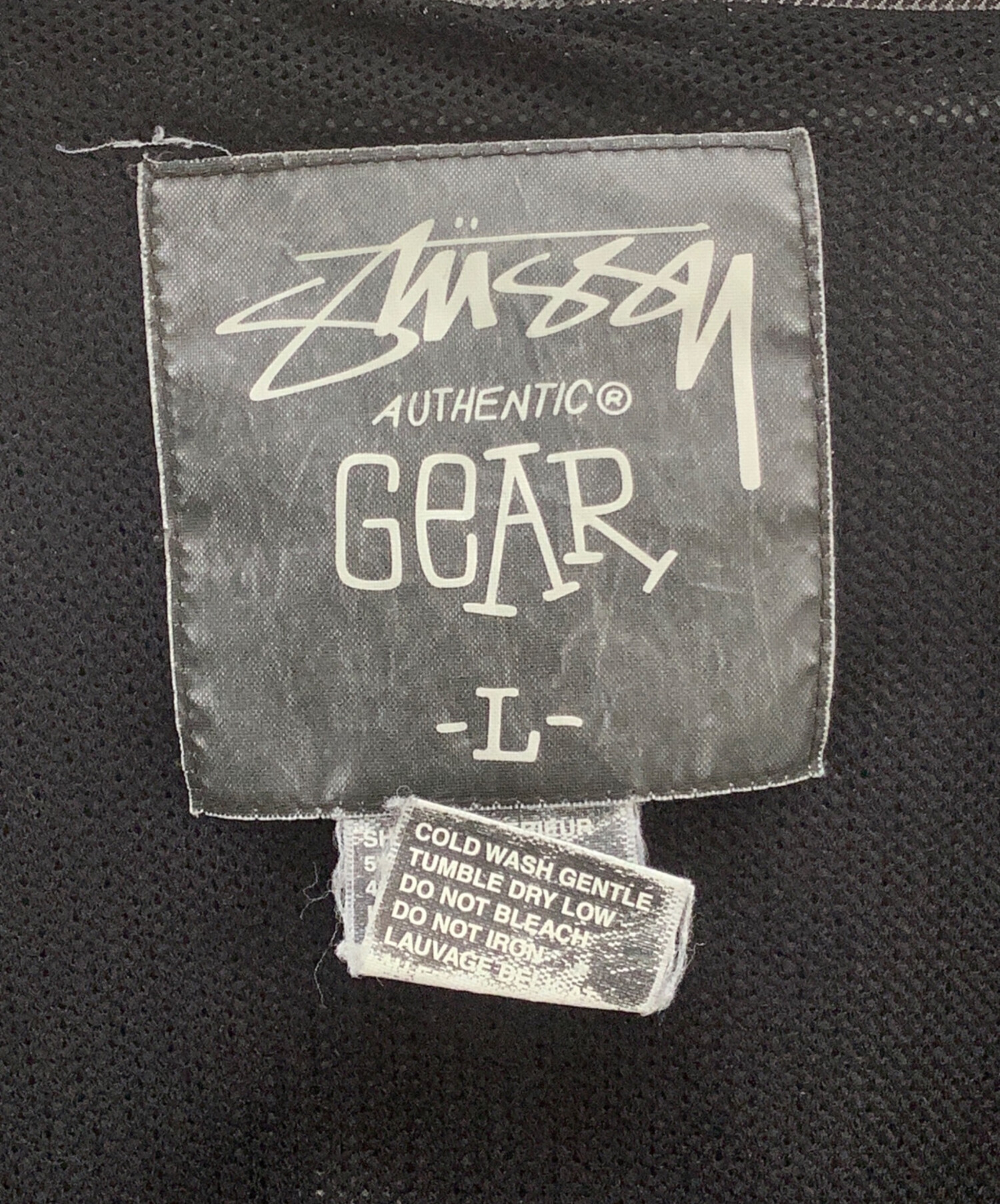 中古・古着通販】stussy authentic gear (ステューシーオーセンティックギア) ジップアップジャケット グレー サイズ:L｜ブランド・古着通販  トレファク公式【TREFAC FASHION】スマホサイト